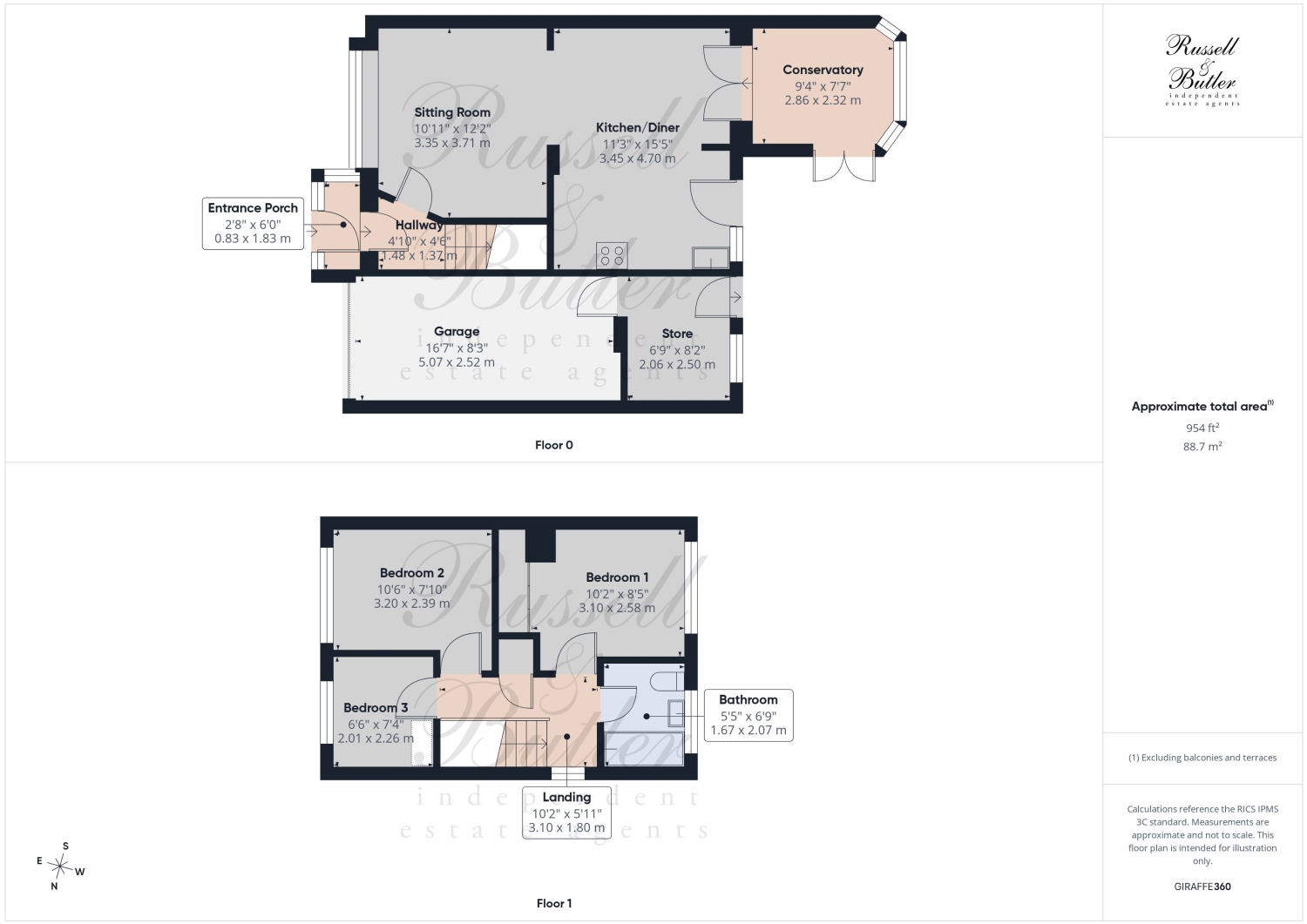 36, Hare Close, Buckingham floorplan