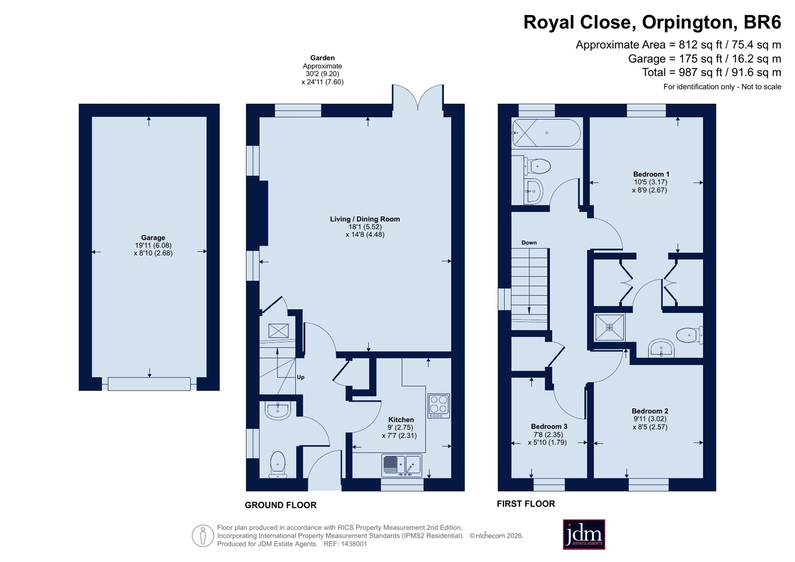 22, Royal Close, Orpington floorplan