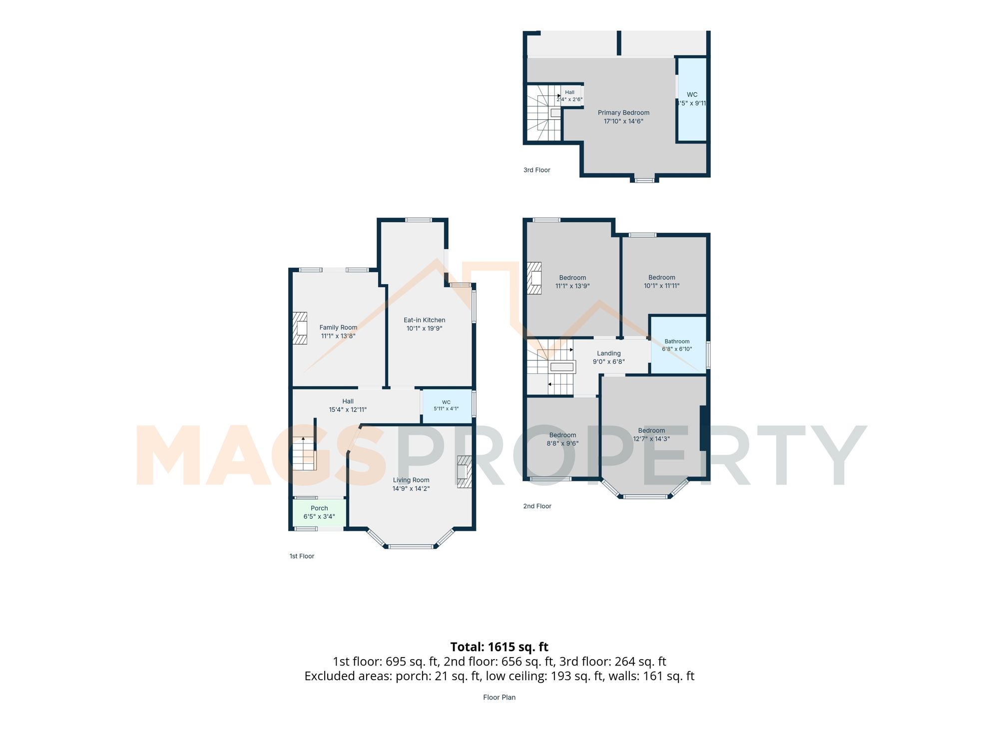 38 Darley Drive, Liverpool floorplan