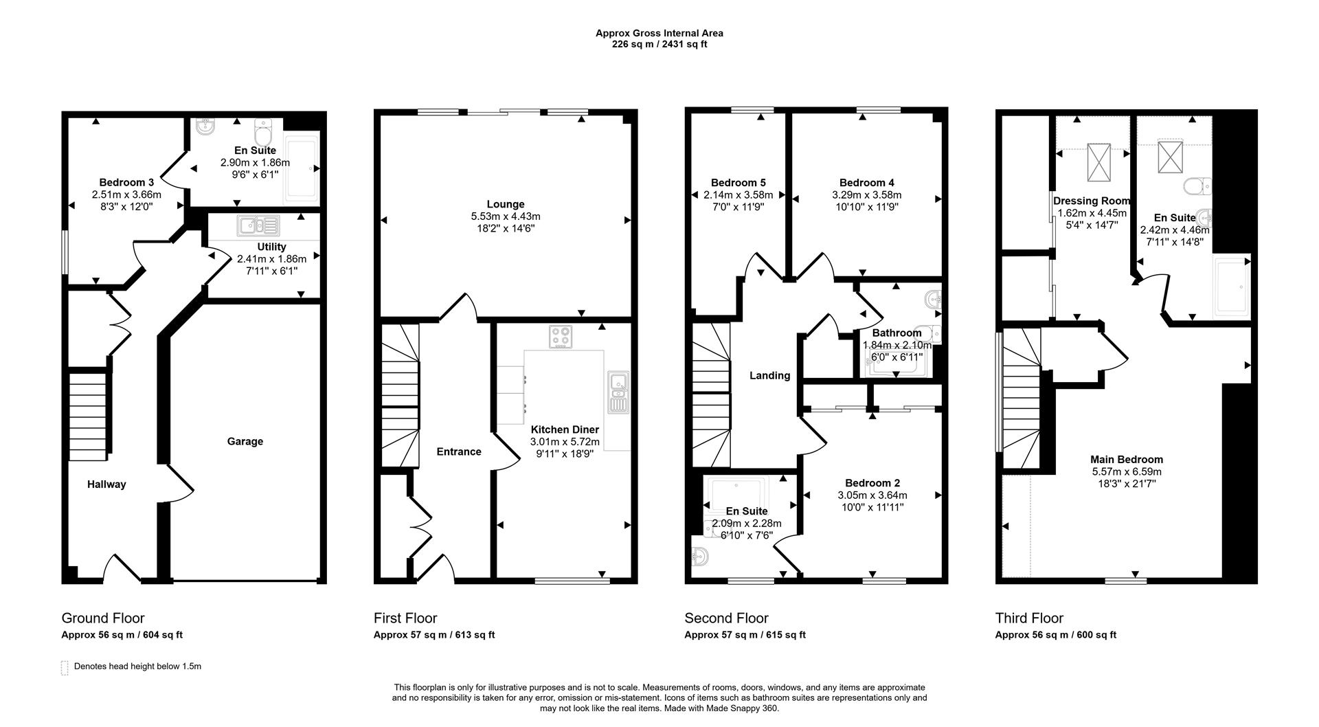 13, Royal Quay, Uxbridge floorplan
