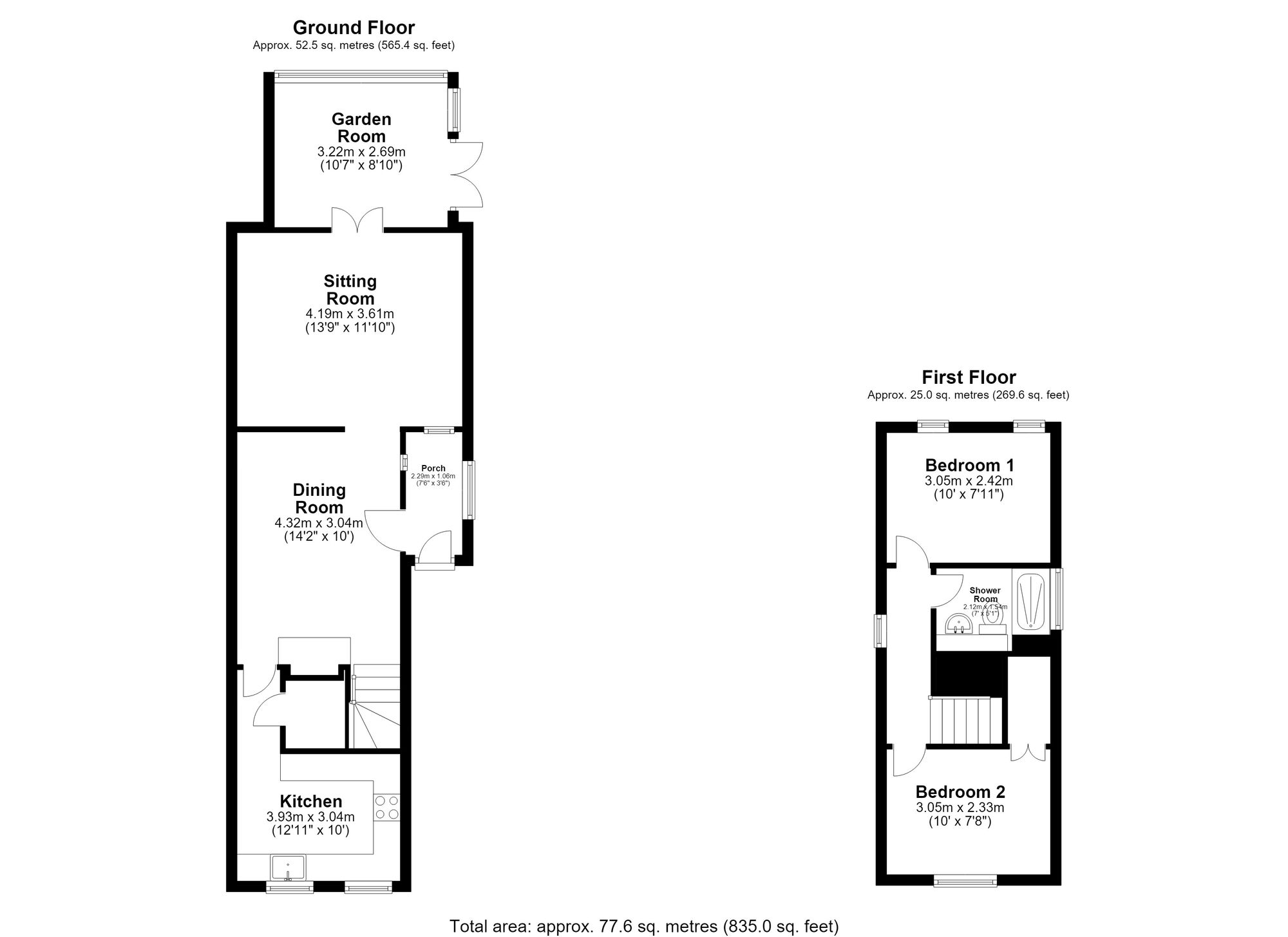 91 High Street, Royston floorplan