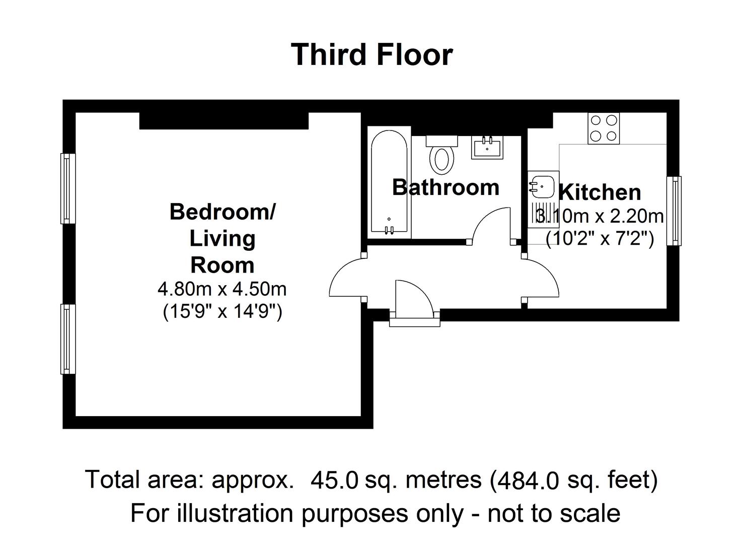 Compton Road, London floorplan