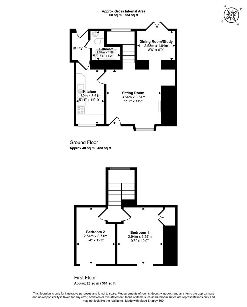 The Cottage, Partway Lane, Sturminster Newton floorplan