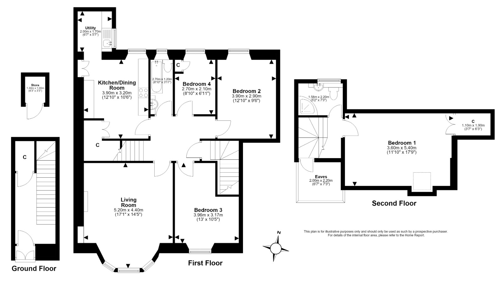 3, Ryehill Terrace, Edinburgh floorplan