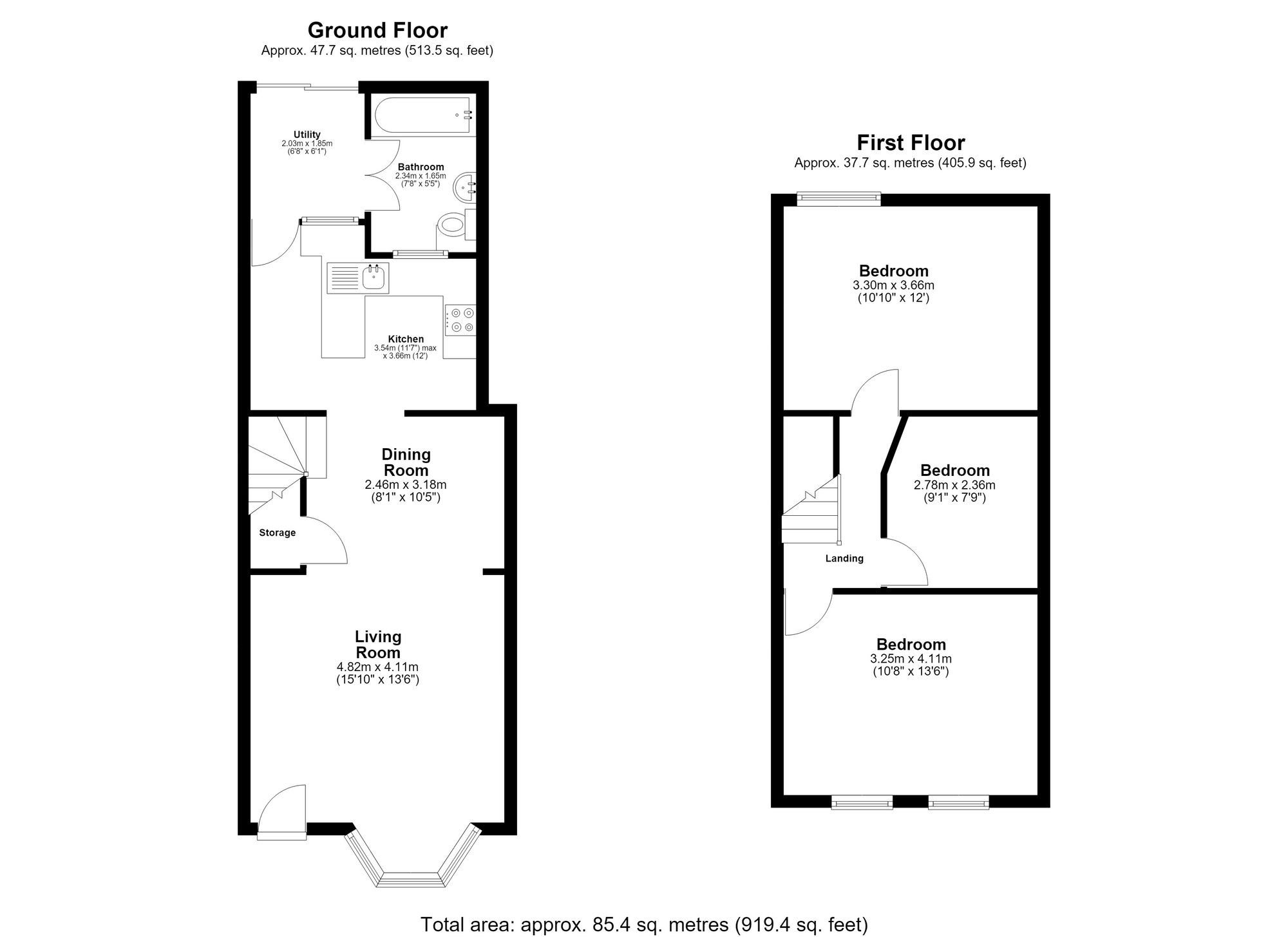 82 Oakfield Road, East Ham floorplan