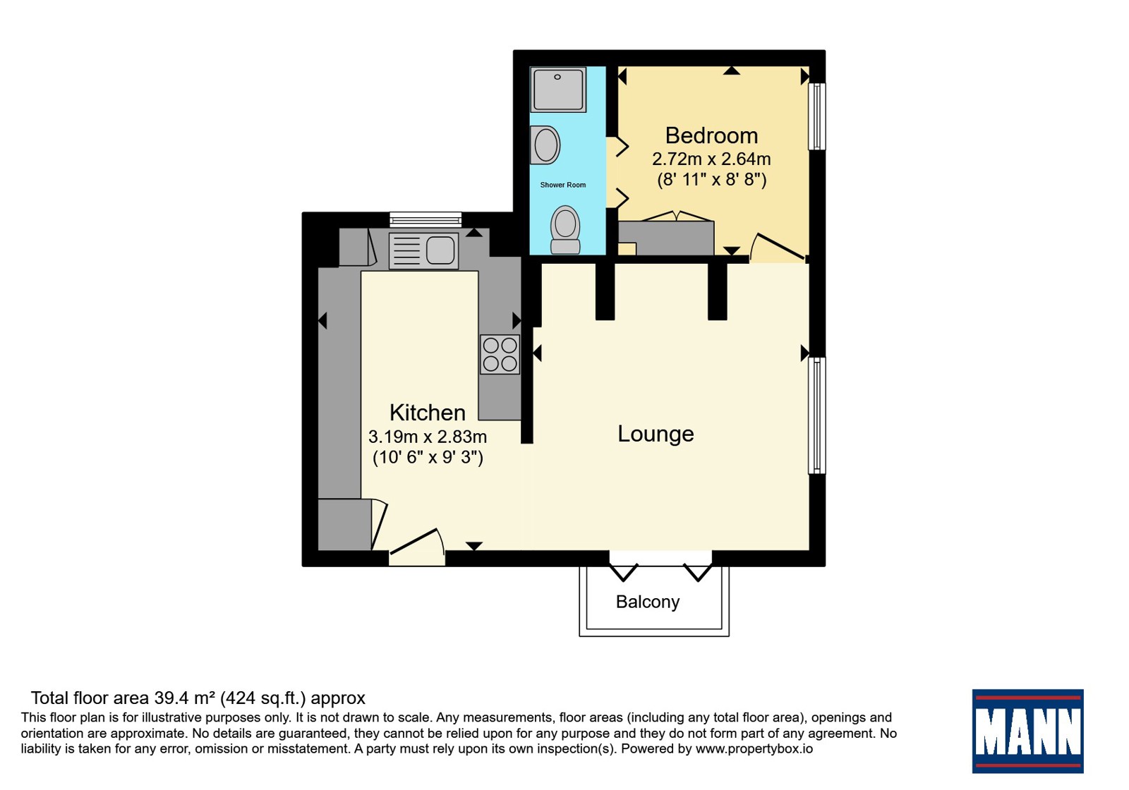 Flat A, 74, London Road, Kent floorplan