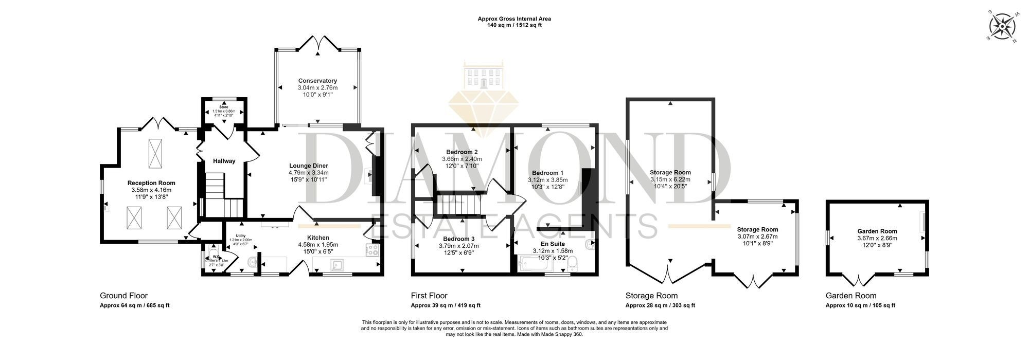 1 Barns Close, Tiverton floorplan