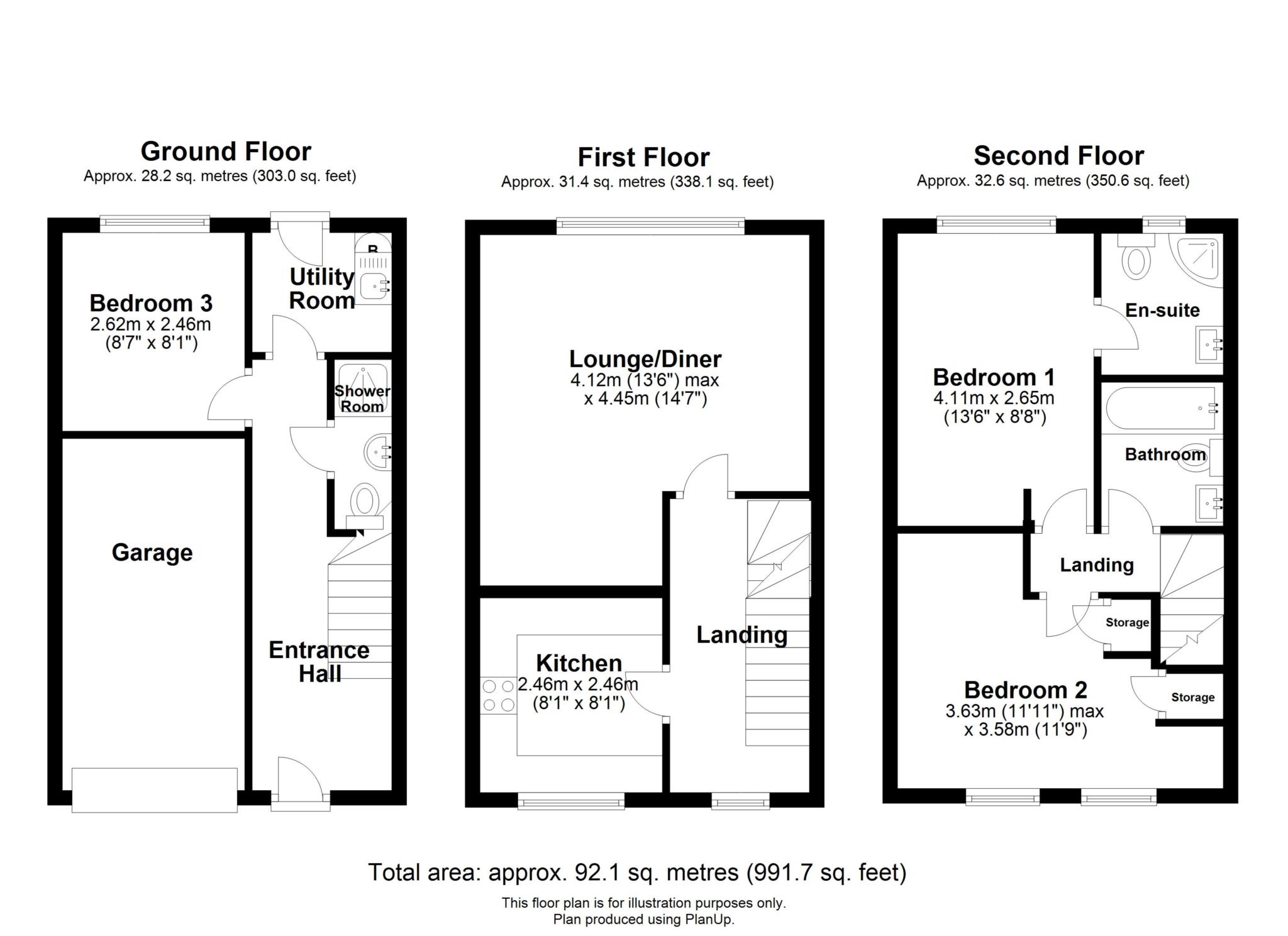 Hadrians Road, Bracebridge Heath, Lincoln LN4, 3 bedroom town house for