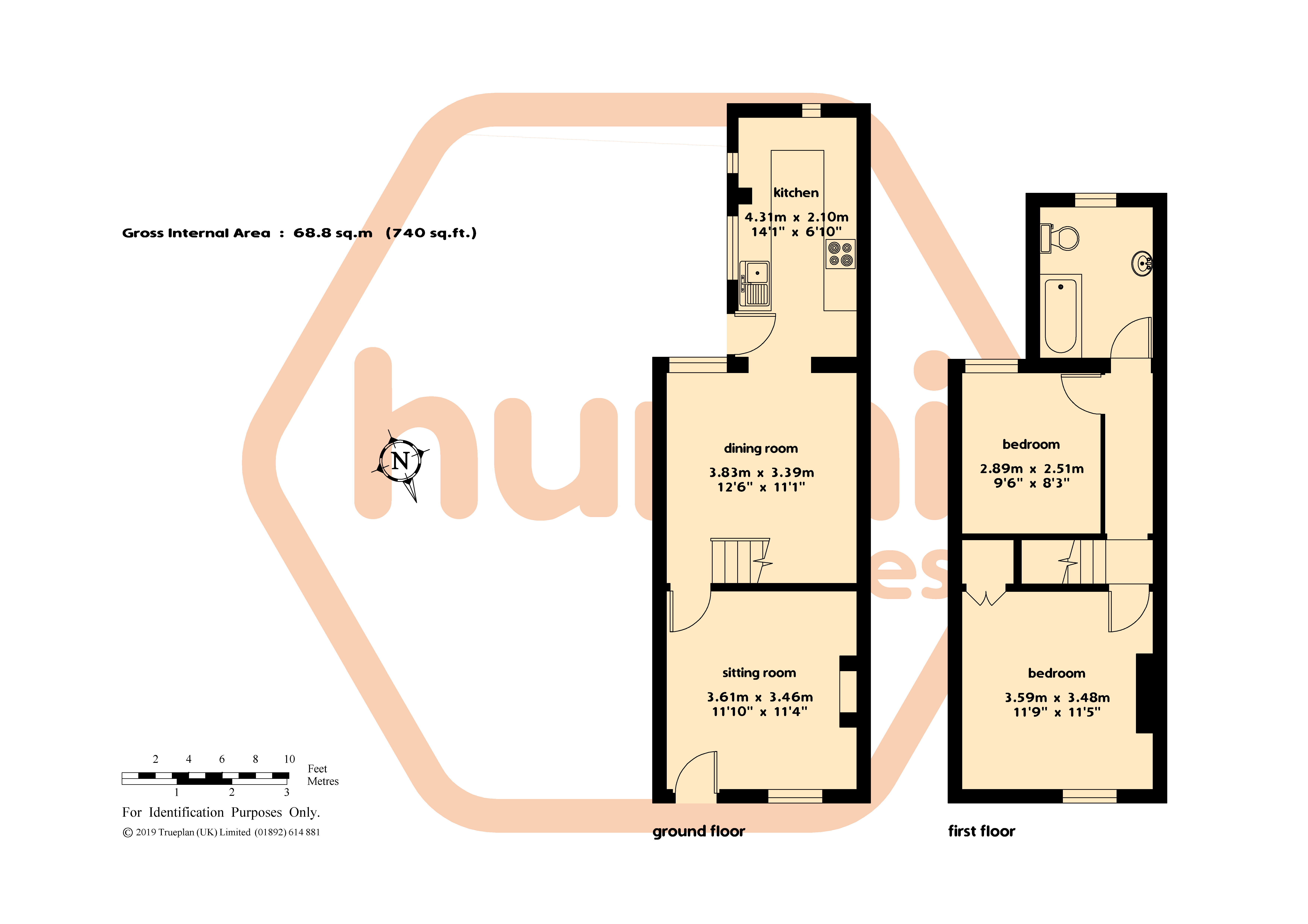 2 Bedrooms Terraced house for sale in Nursery Road, Tunbridge Wells, Kent TN4