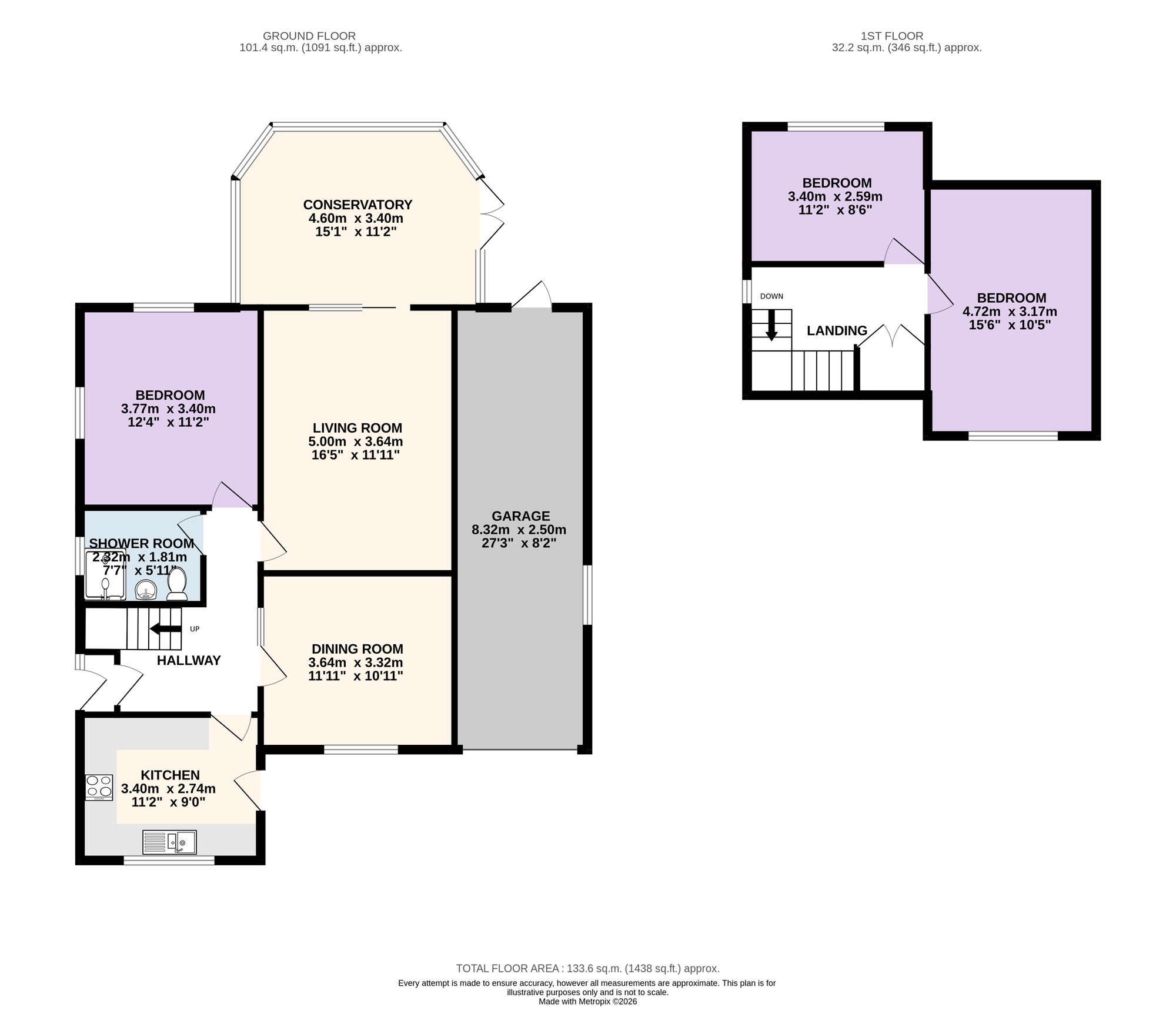 10 Broad Meadow, Preston floorplan