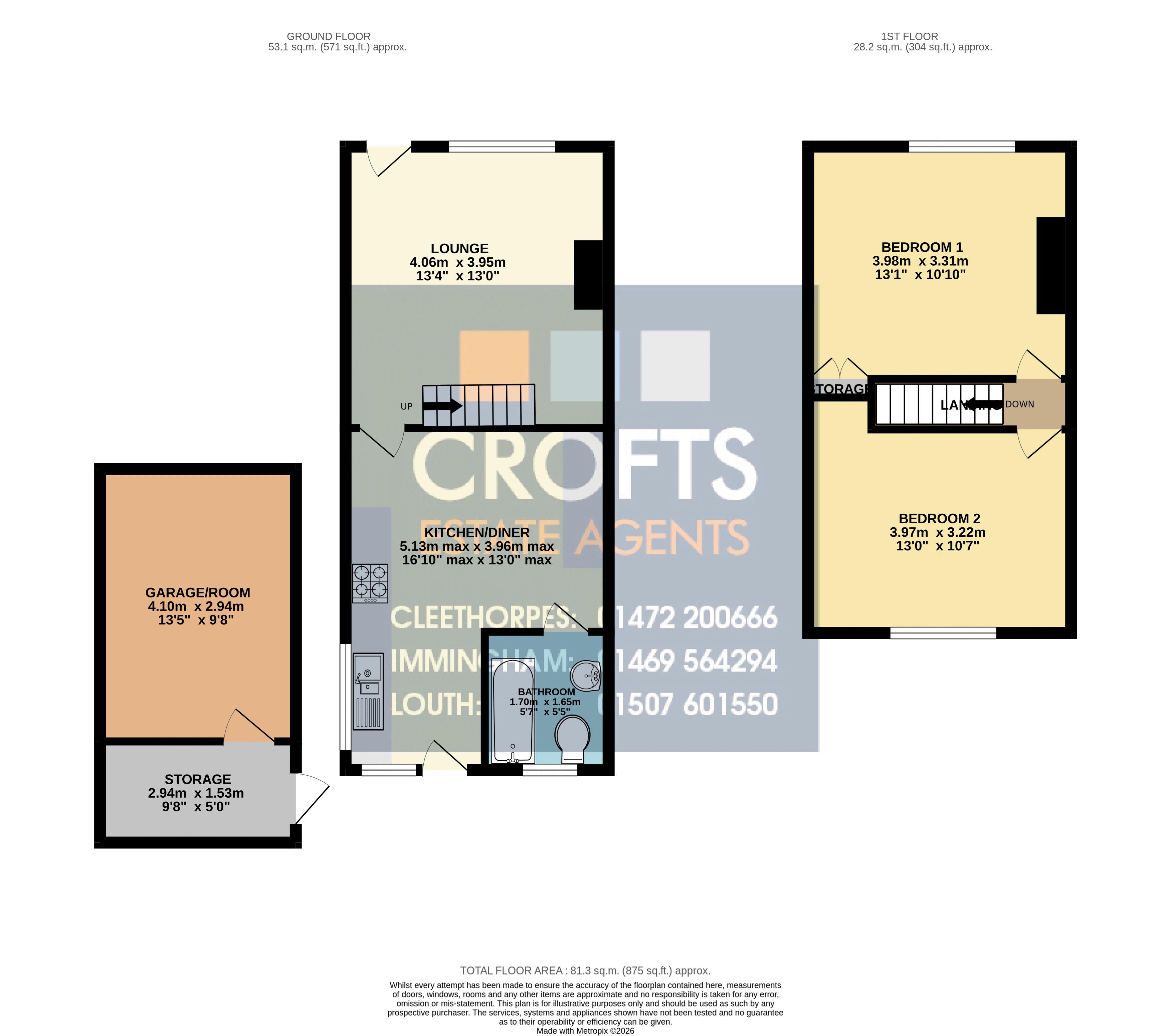 53, Edward Street, Cleethorpes floorplan