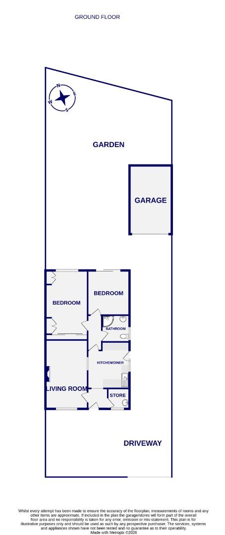 24, Hambleton Way, York floorplan
