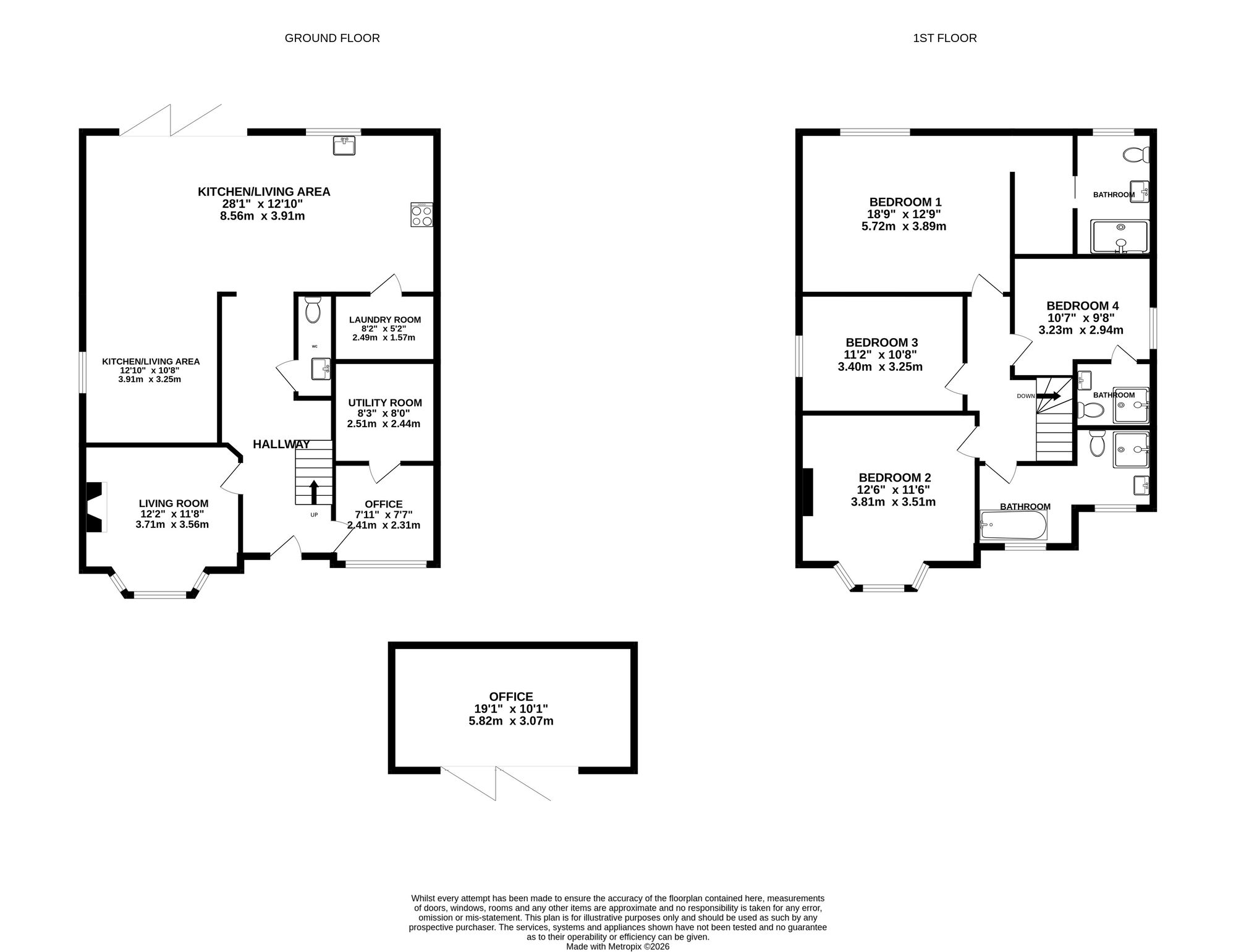 83 Cressex Road, High Wycombe floorplan