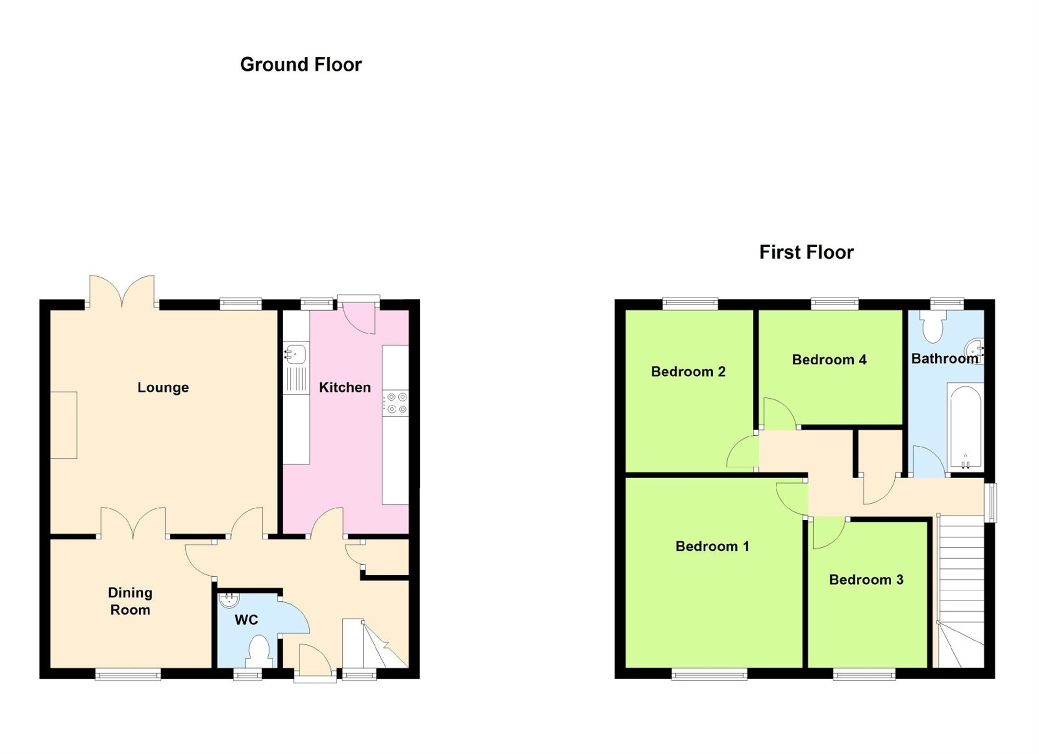 4 Bedrooms Detached house for sale in Conifer Walk, Stevenage, Hertfordshire SG2