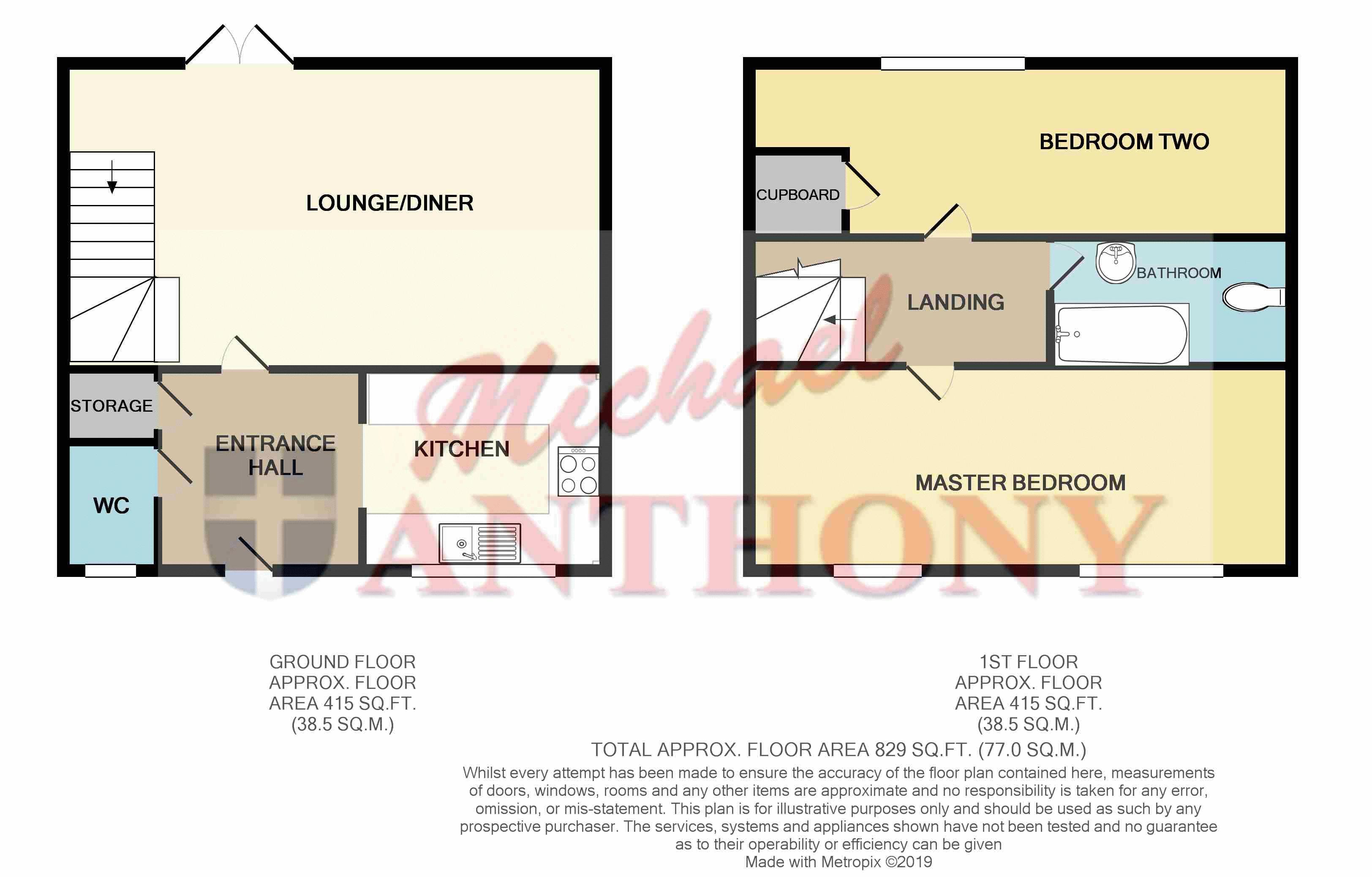 2 Bedrooms Terraced house for sale in Oriel Close, Wolverton, Milton Keynes MK12