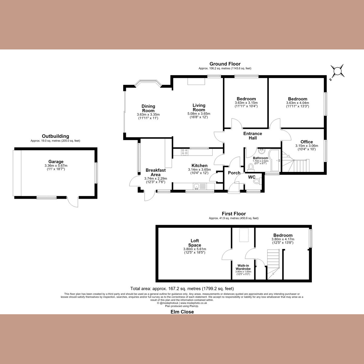 Elm Close, Rayleigh floorplan