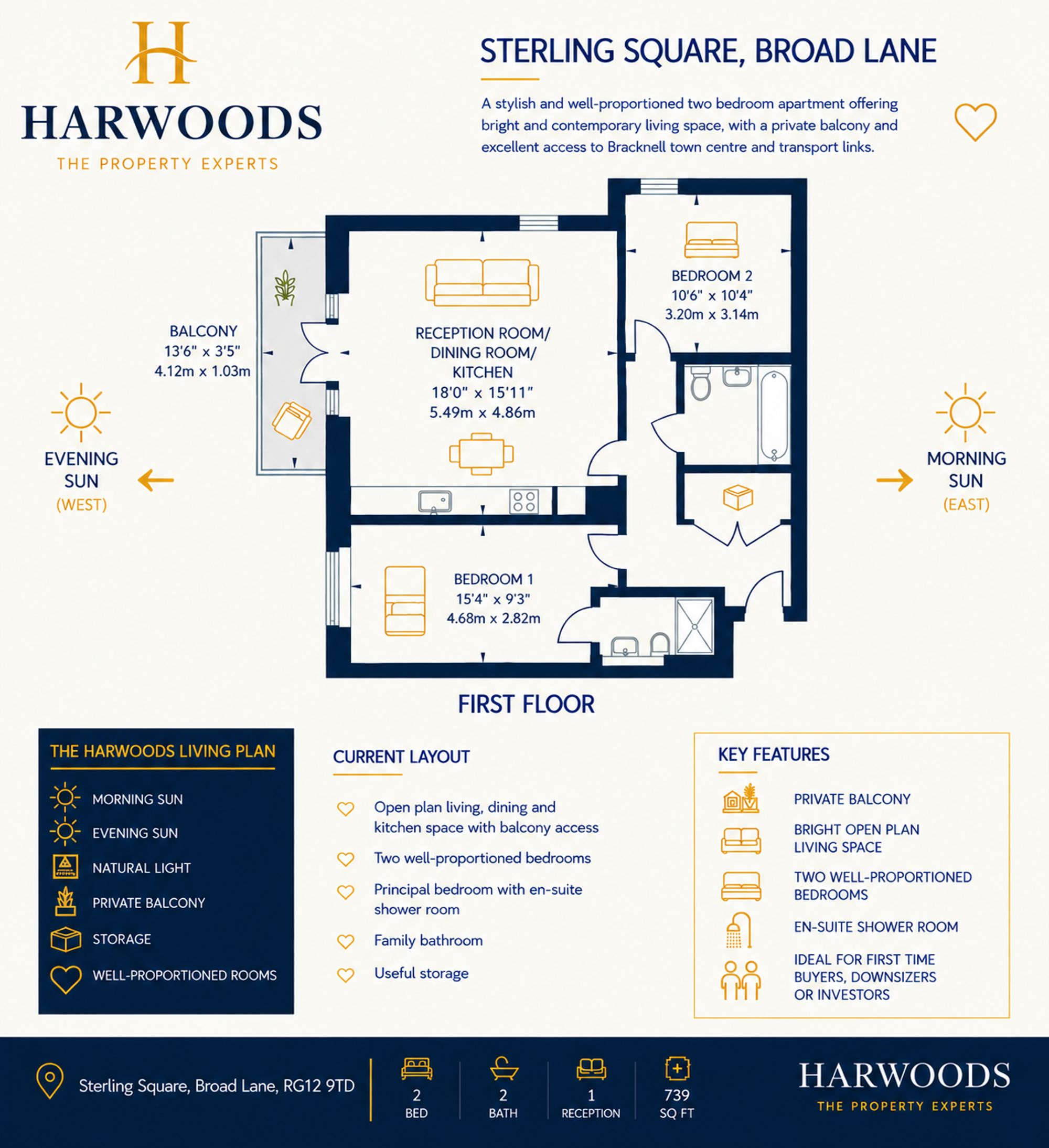 65 Sterling Square Broad Lane, Bracknell floorplan
