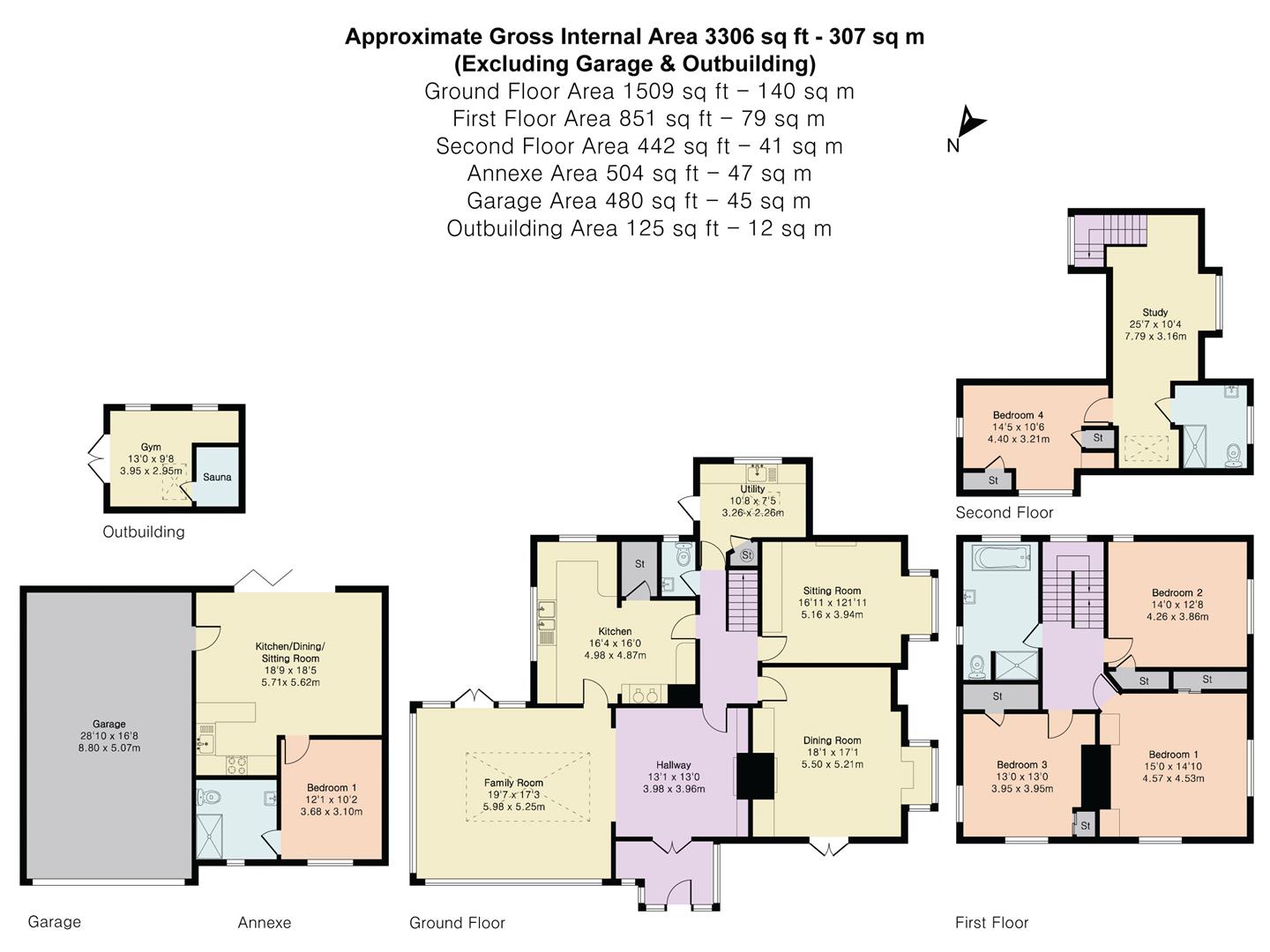 Underwood, Moor End, Frieth, Henley-On-Thames floorplan