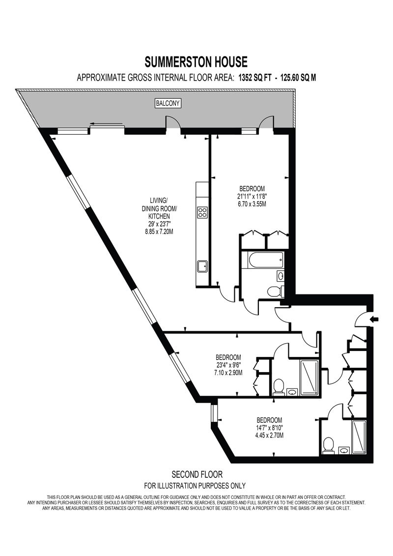 22 Summerston House 51, Starboard Way, London floorplan
