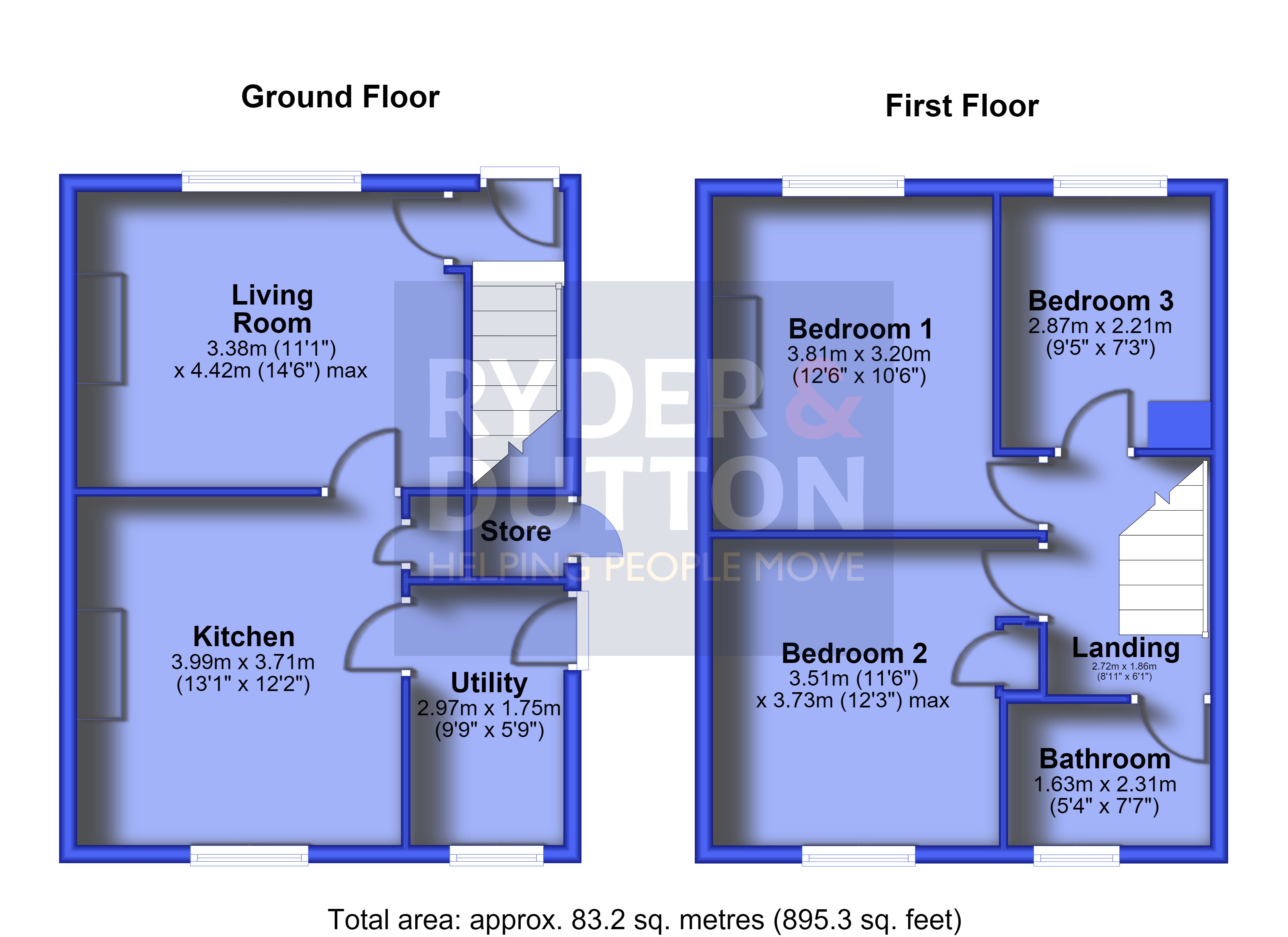 32, Netherley Drive, Huddersfield floorplan