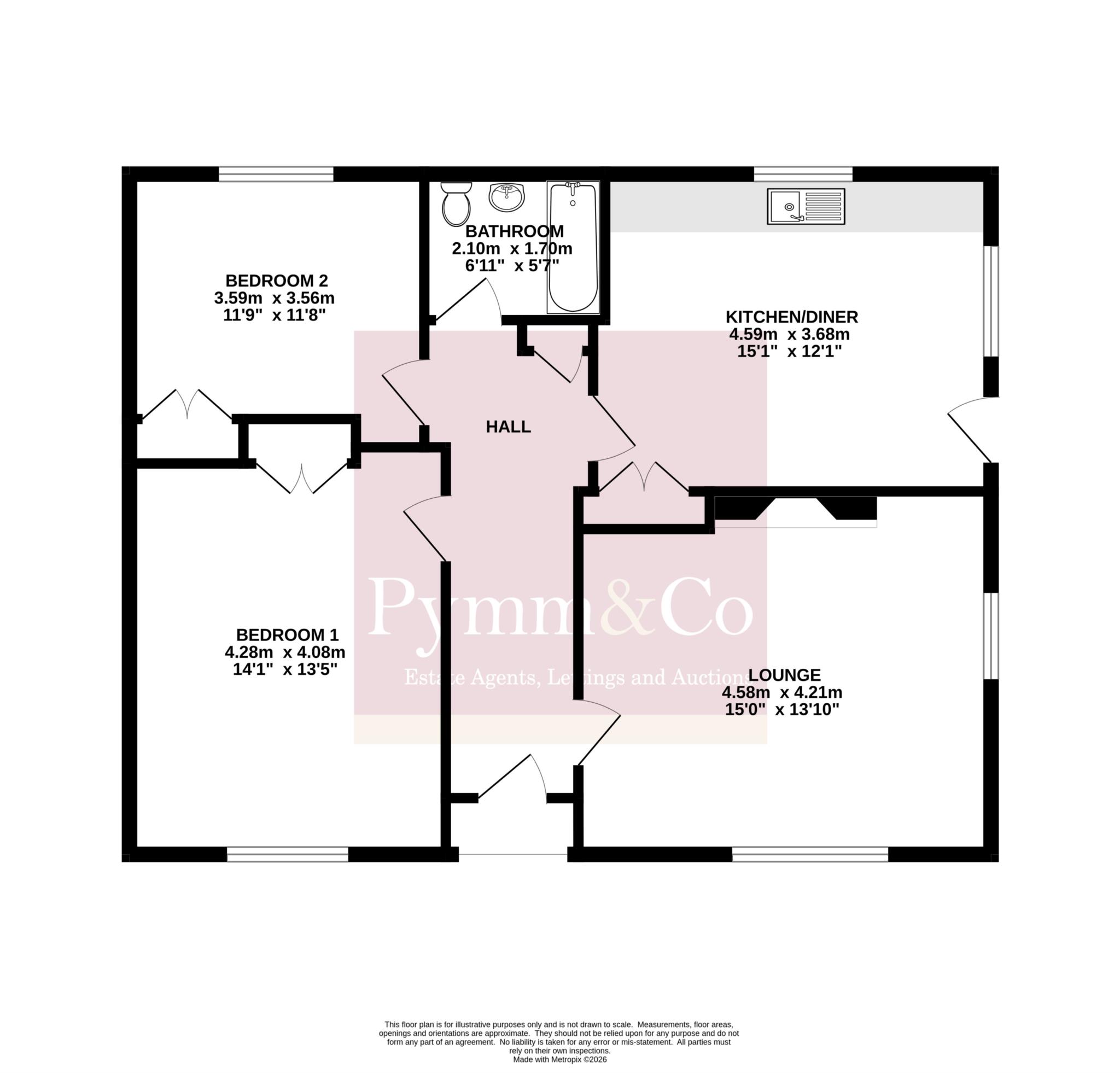 Chantel, The Street, Norwich floorplan