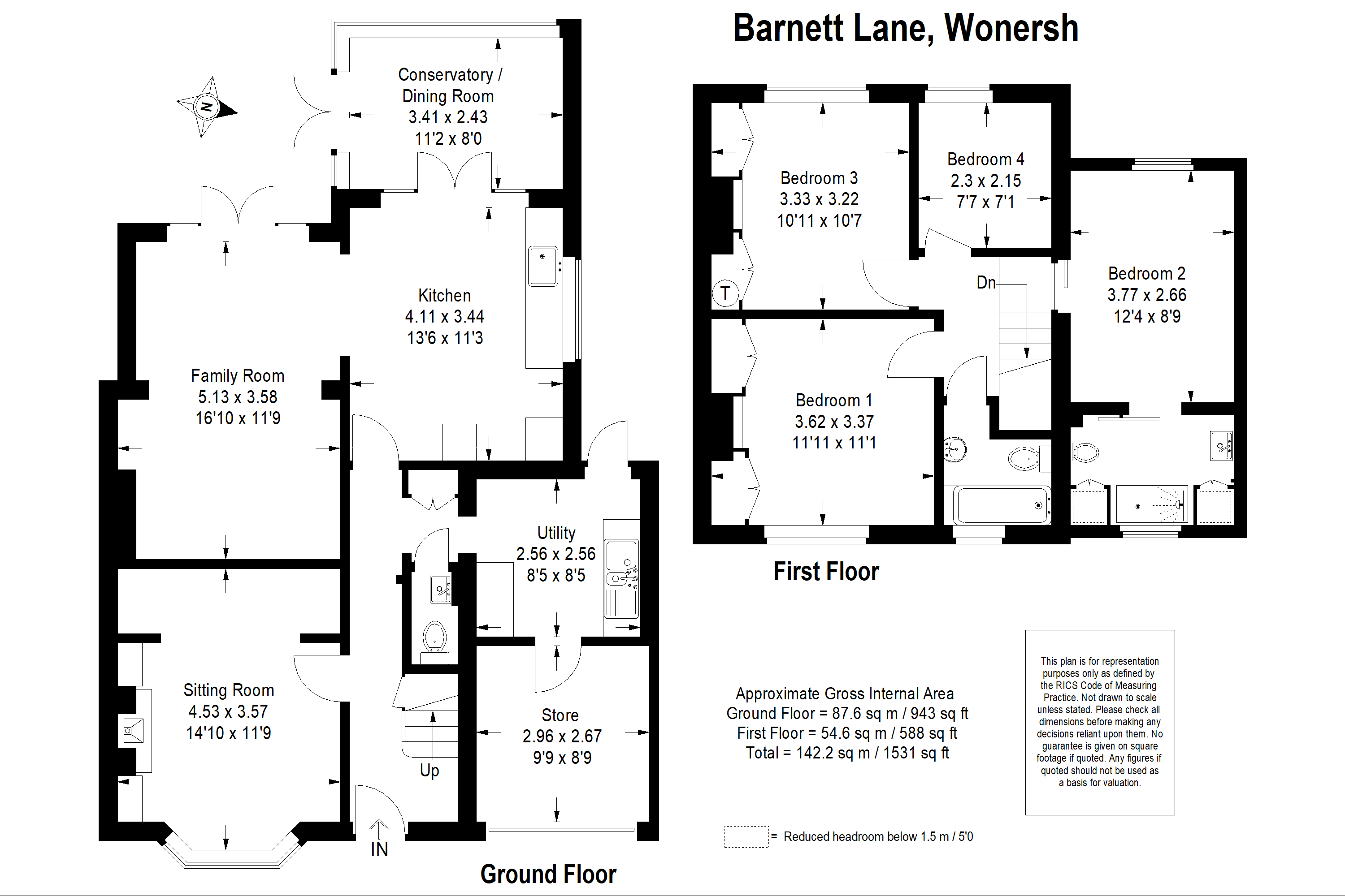 4 Bedrooms Semi-detached house for sale in Barnett Lane, Wonersh, Guildford GU5