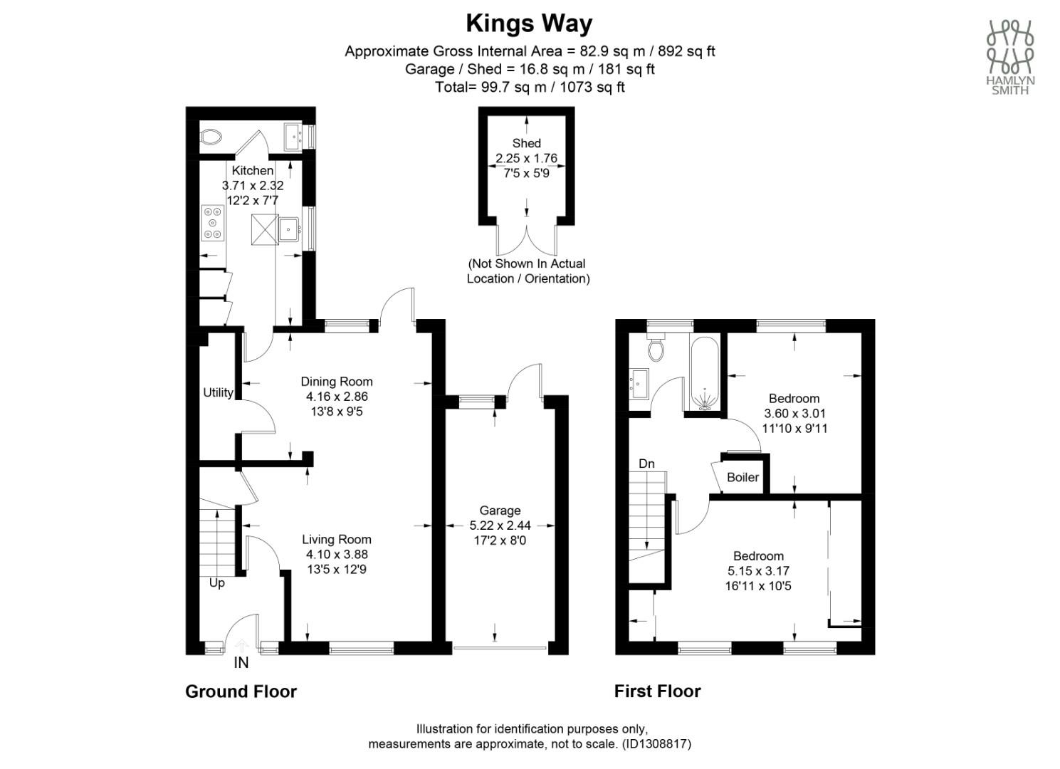 36, Kings Way, Burgess Hill floorplan