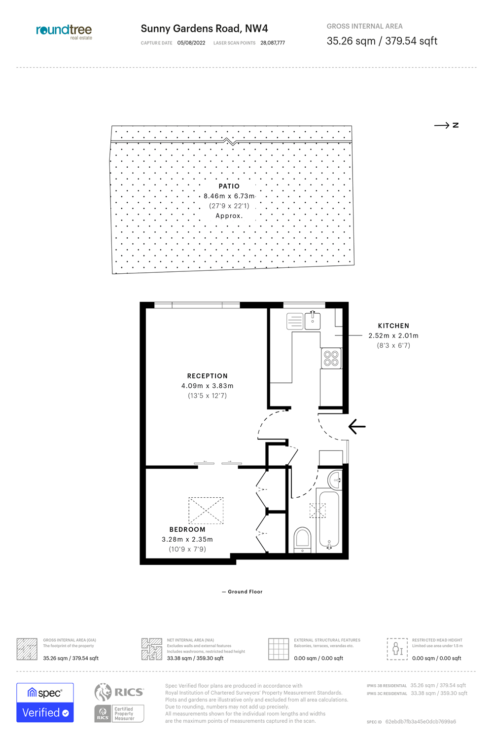129b, Sunny Gardens Road, Hendon floorplan