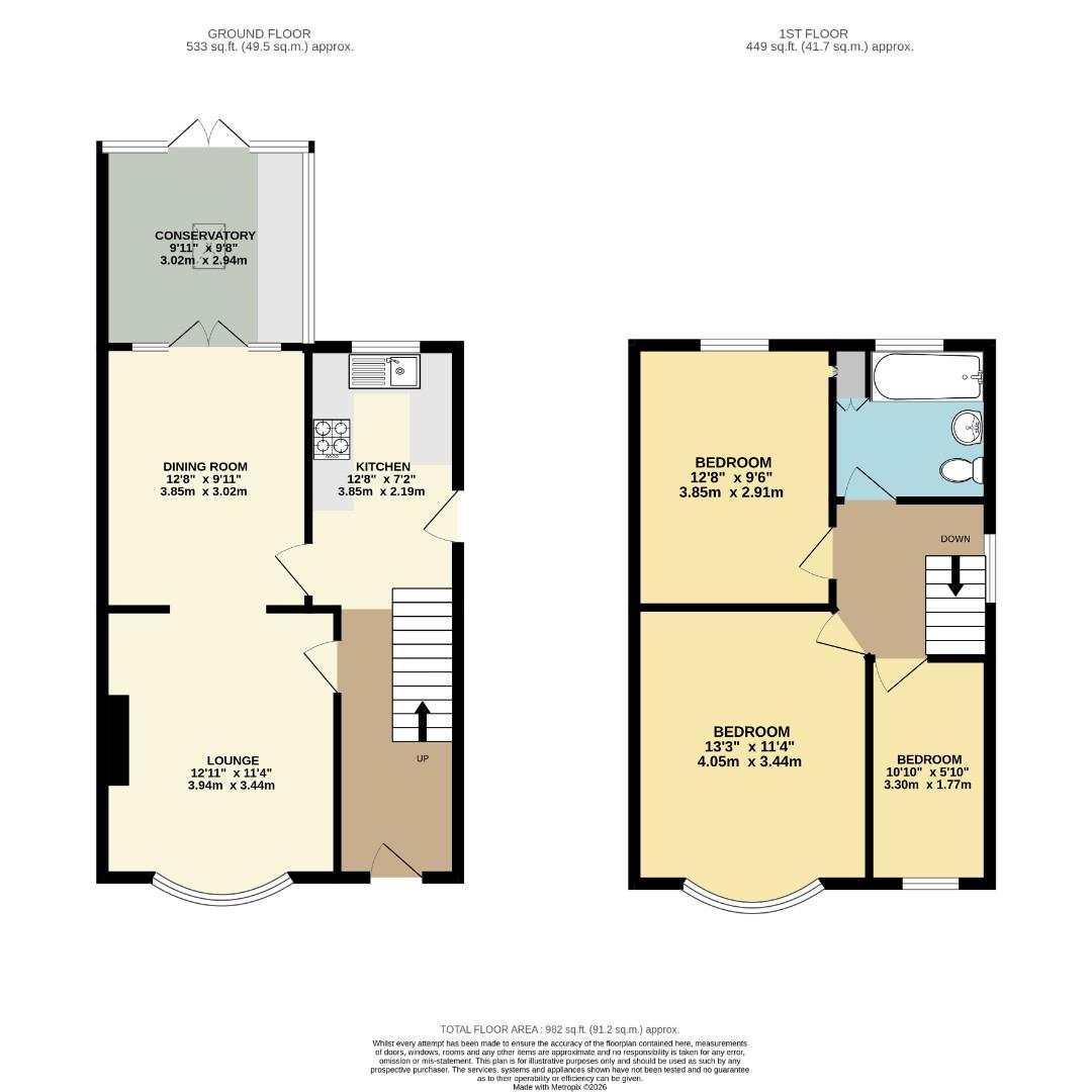 Beacon Avenue, Dunstable floorplan