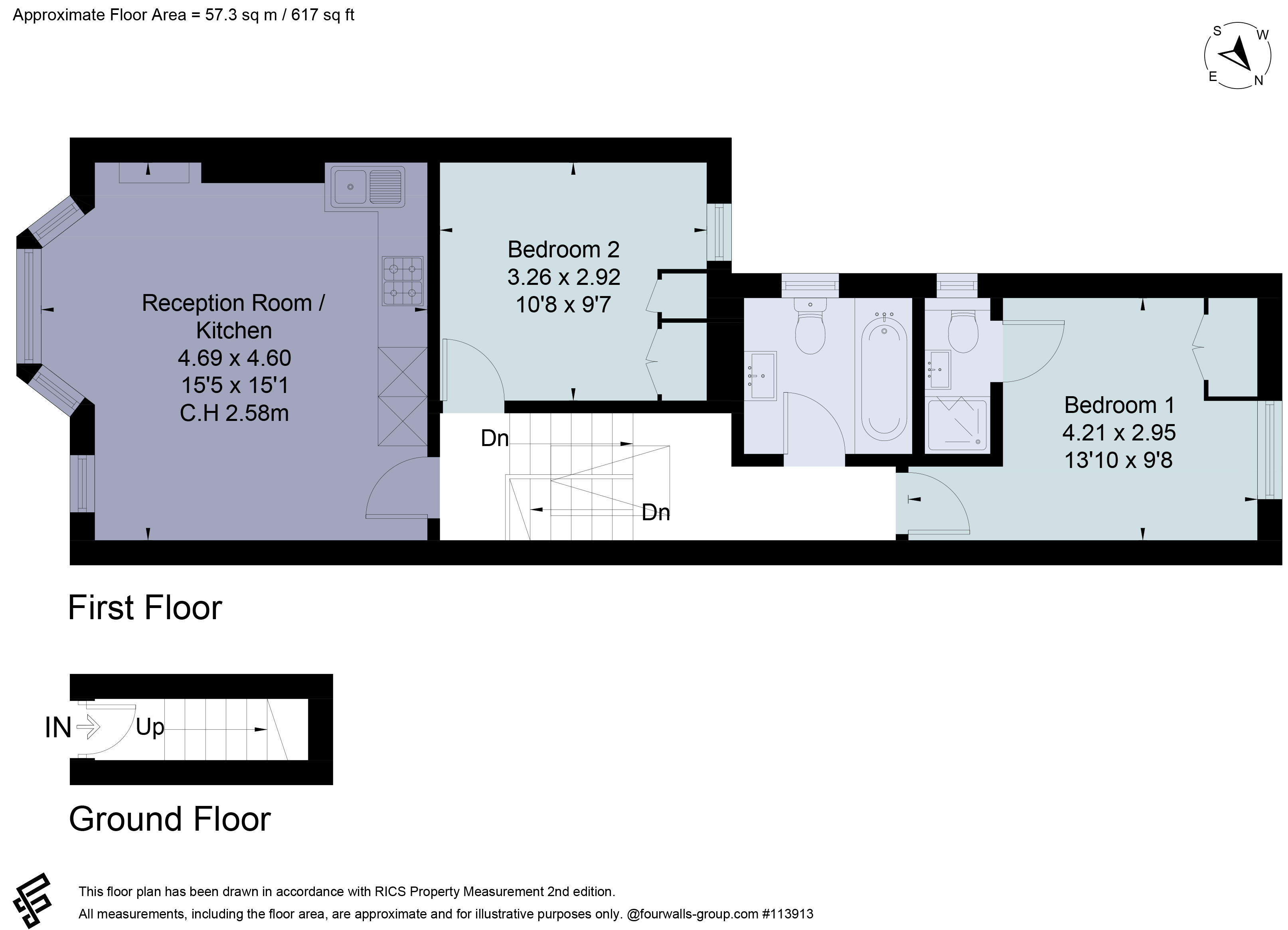 35B, Stephendale Road, London floorplan