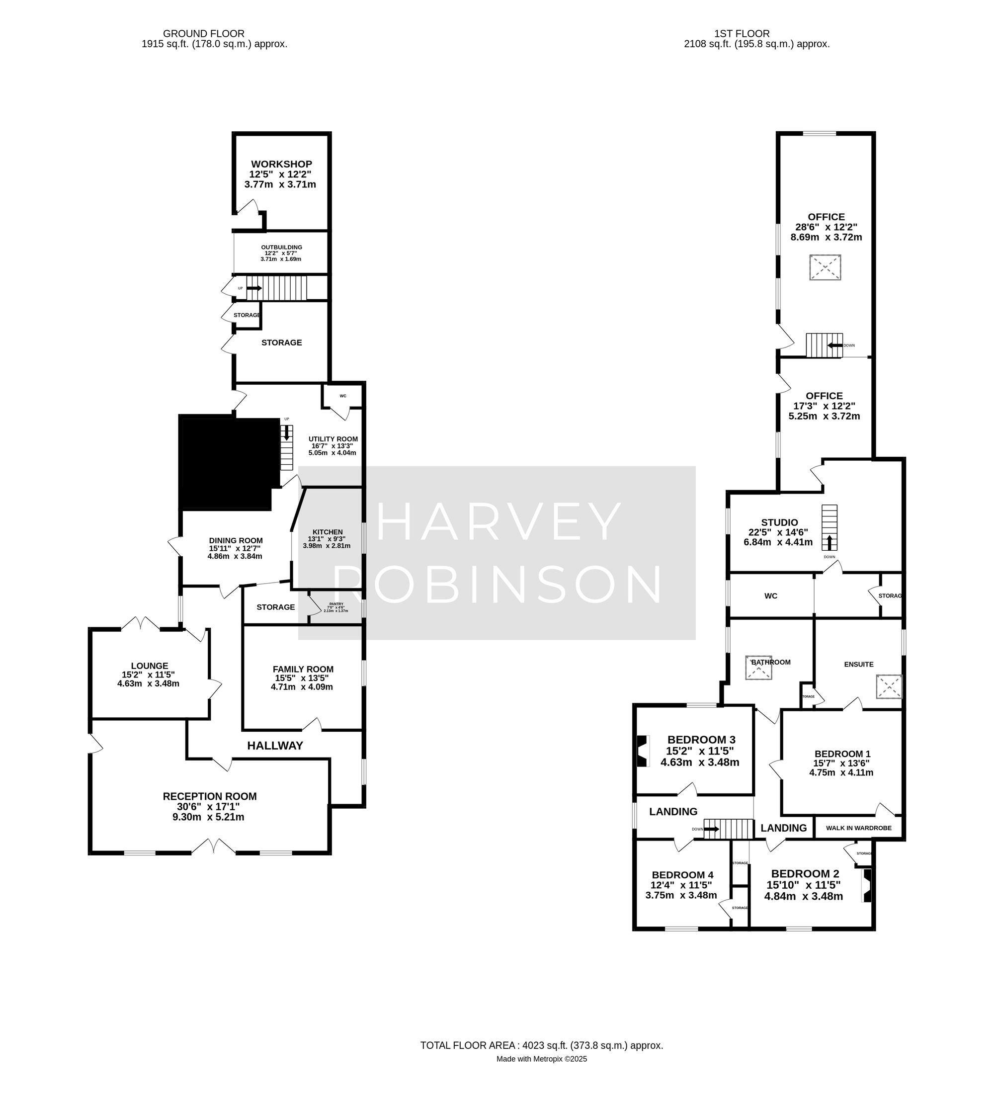 The Old Post Office Church Street, Huntingdon floorplan
