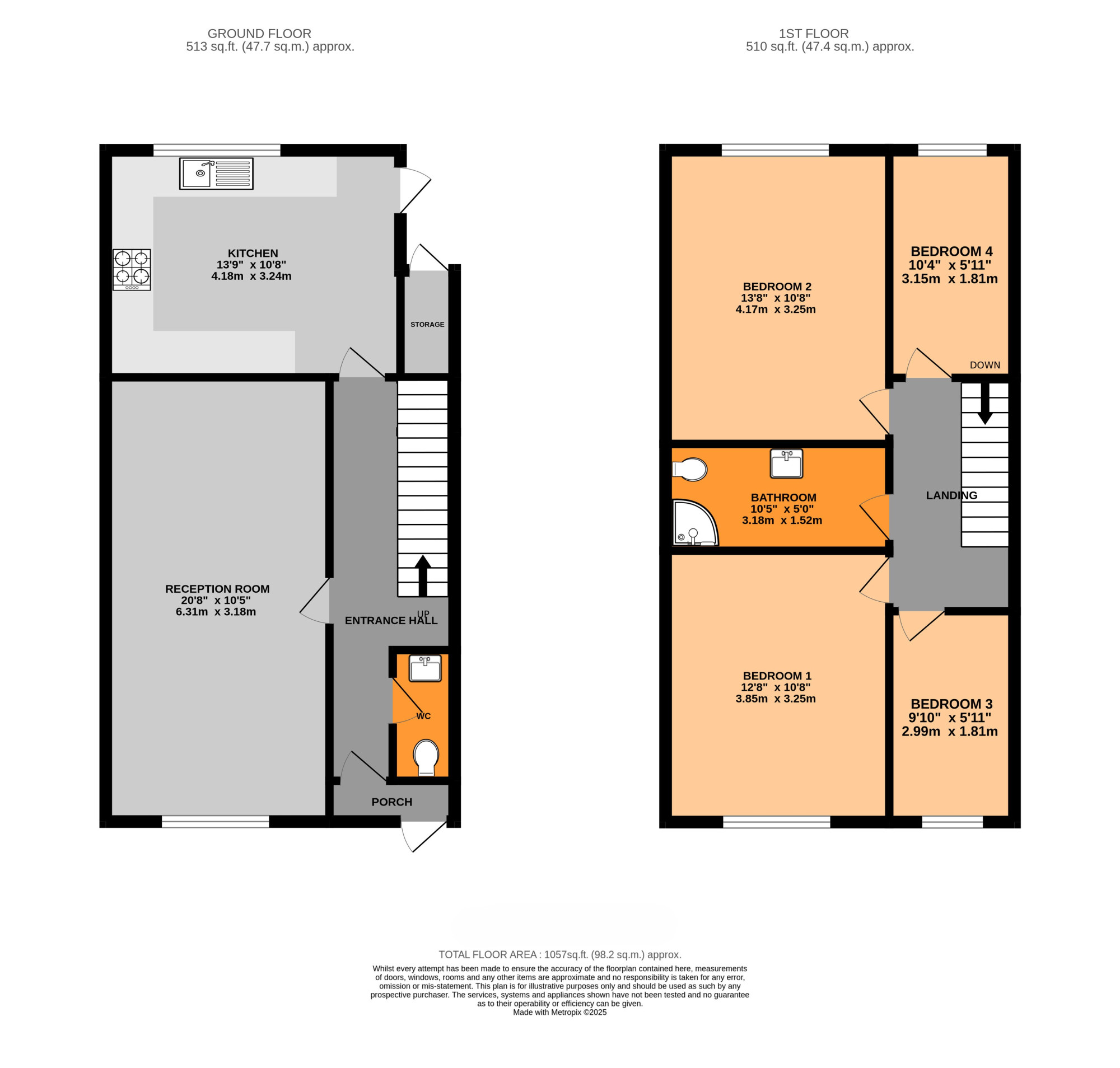 3, Union Road, Northolt floorplan