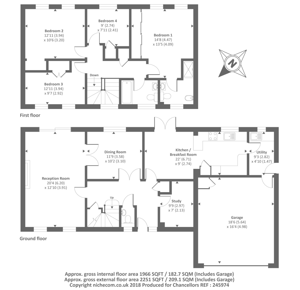 4 Bedrooms Detached house to rent in Herons Court, Lightwater GU18