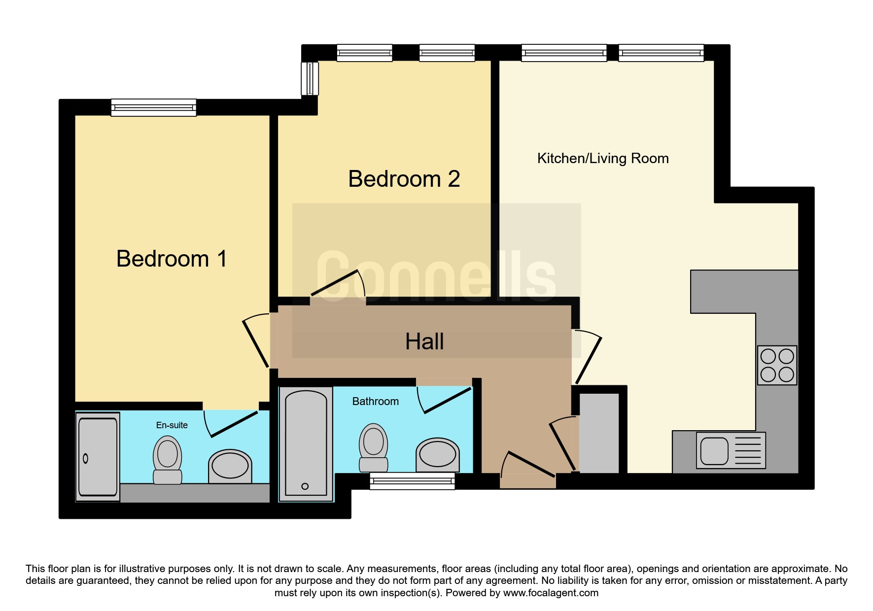 Flat 8, Mitchell House, 40-60, Southampton Road, Eastleigh floorplan