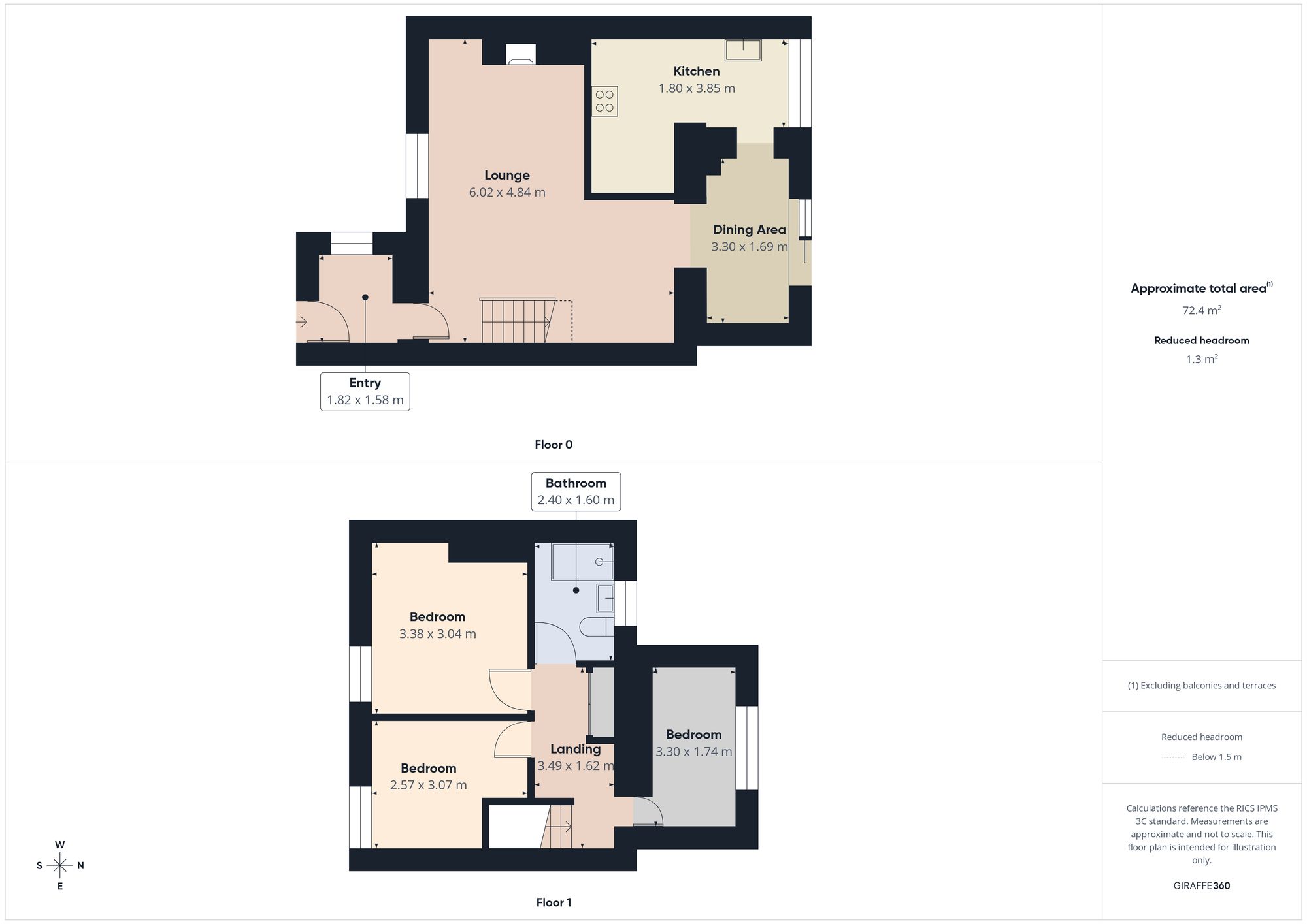 7 Mount Lonnen, Gateshead floorplan