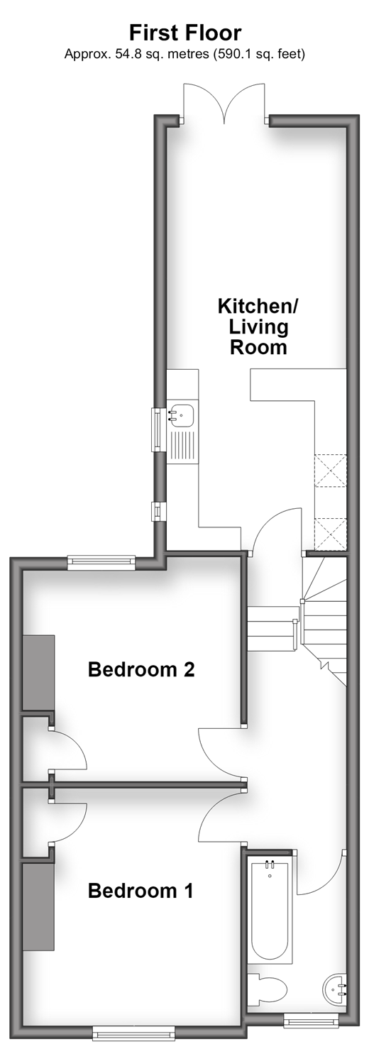 Fitzroy Street, Sandown floorplan