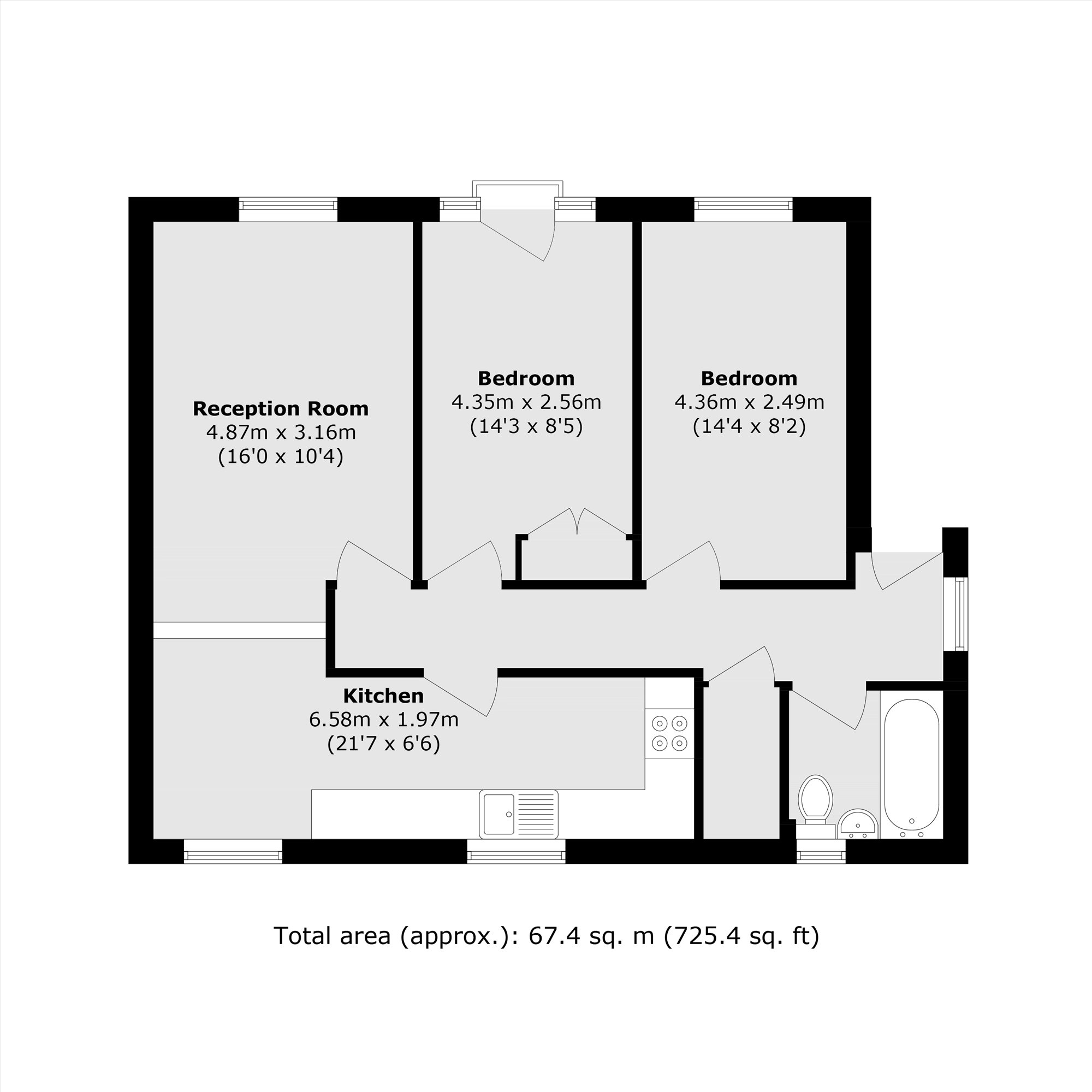 Lion Road, Twickenham floorplan