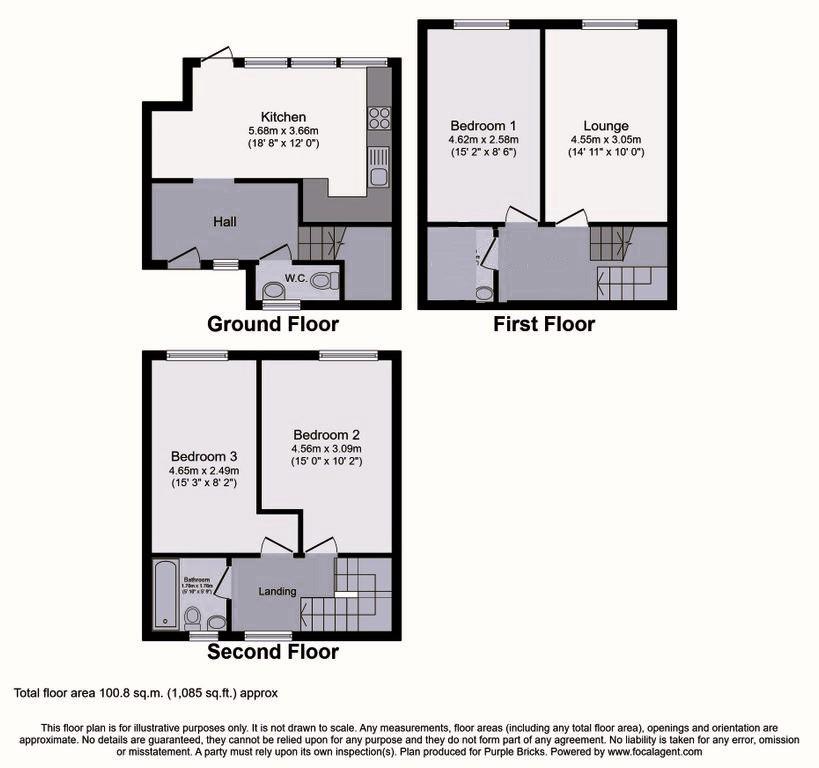 999, Leontine Close, Peckham floorplan