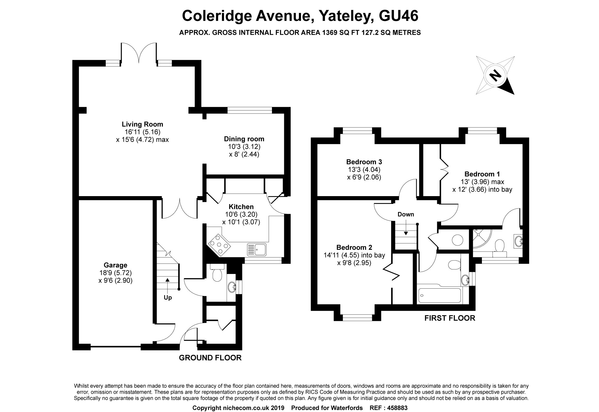 3 Bedrooms Detached house for sale in Coleridge Avenue, Yateley, Hampshire GU46