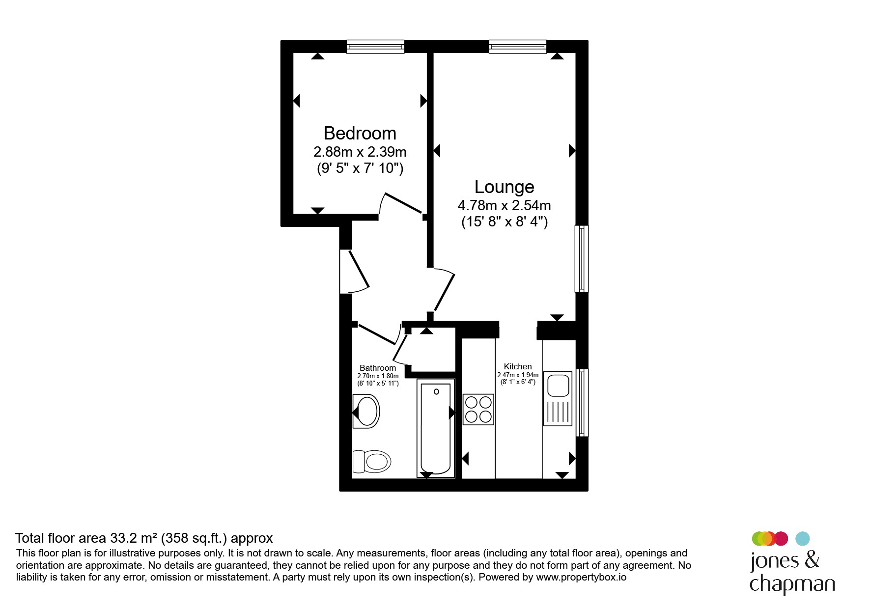 Flat 1, 1, Park Avenue, Liverpool floorplan