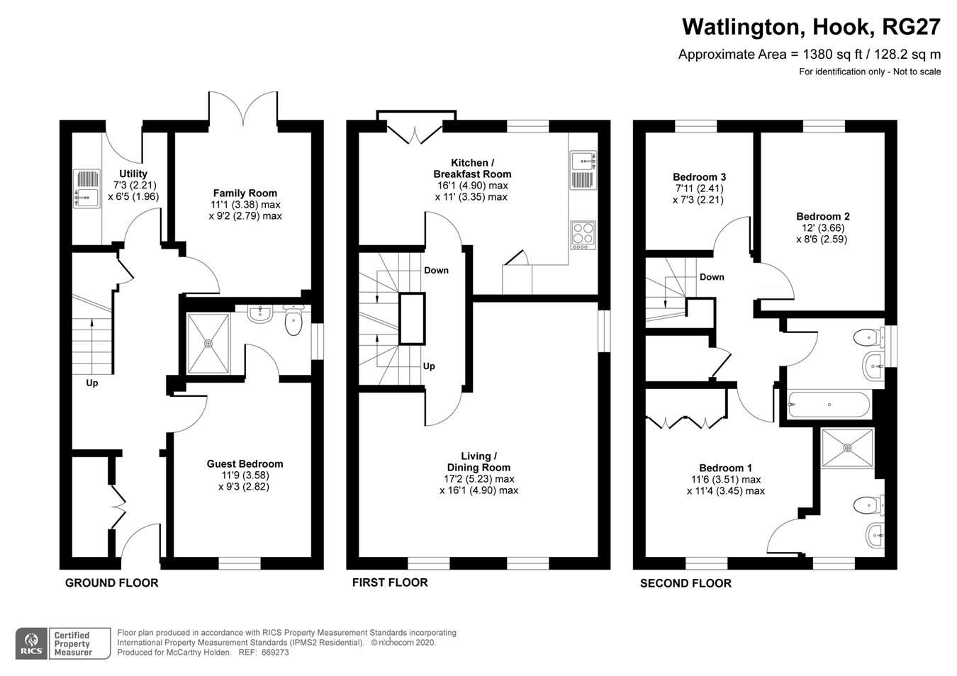 Watlington, Hook RG27, 4 bedroom town house to rent 63905371