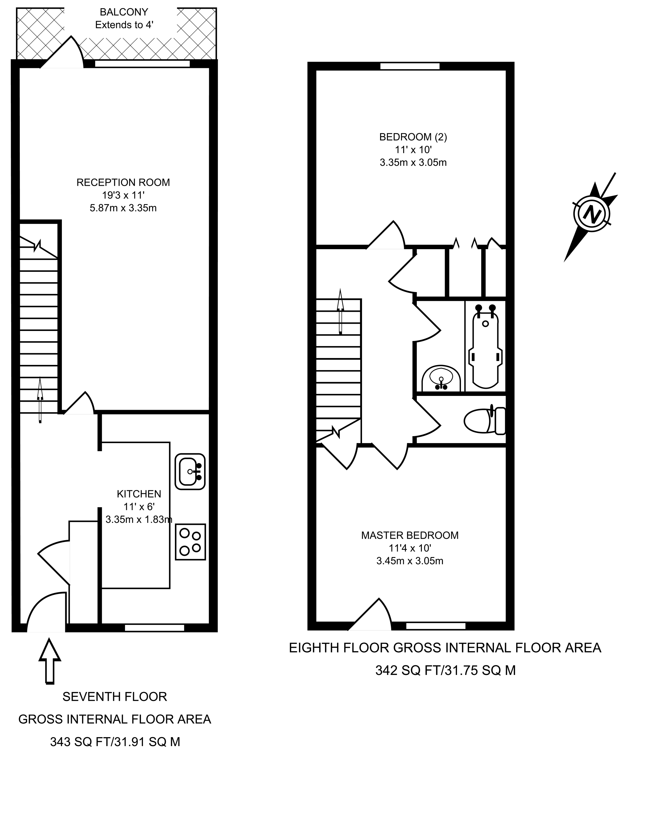 2 Bedrooms Flat to rent in Roberta Street, Bethnal Green E2