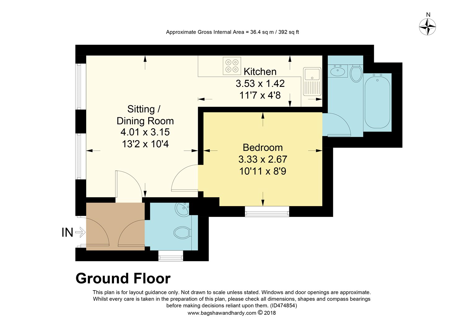 1 Bedrooms Flat for sale in Dovers Green Road, Reigate, Surrey RH2