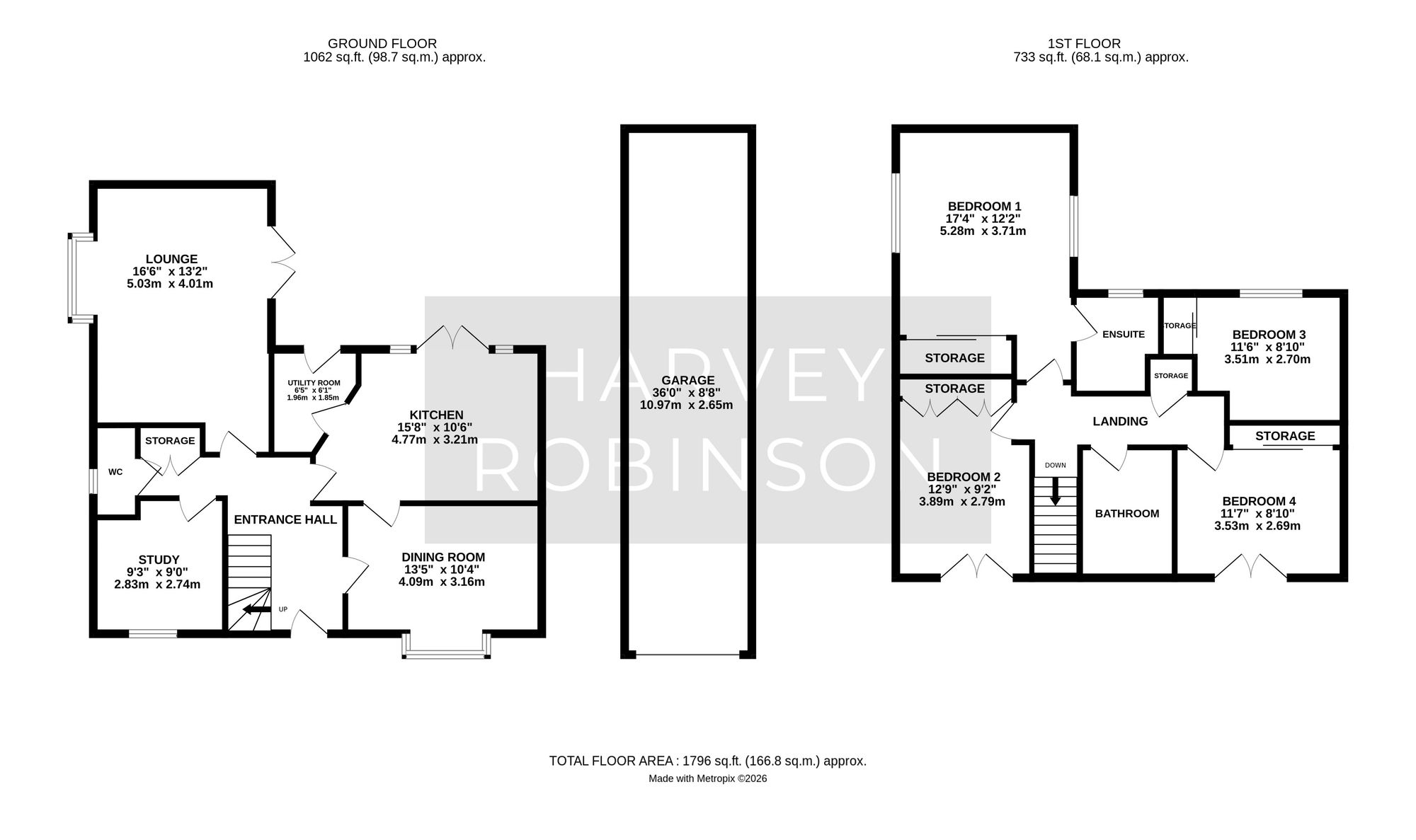 62 High Leys, St. Ives floorplan