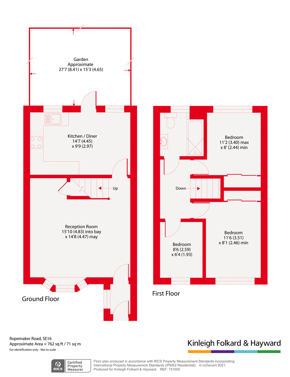24, Ropemaker Road, London floorplan