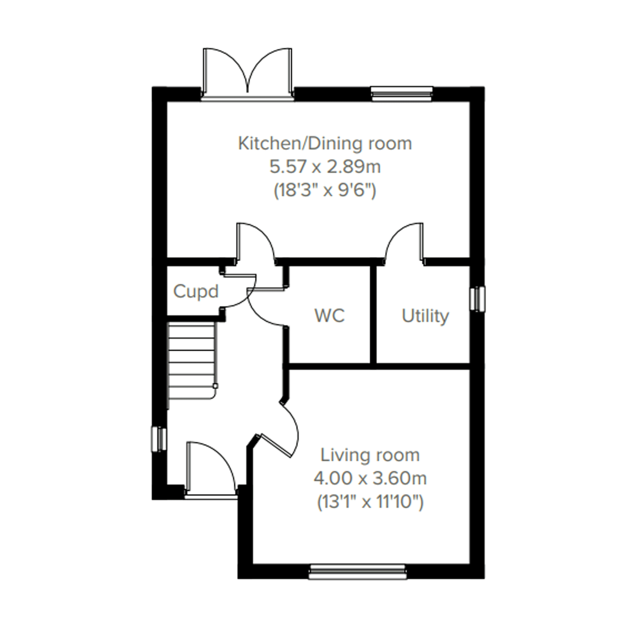 174, Manor Road, Selsey floorplan
