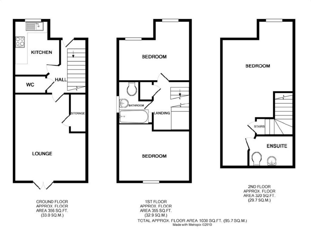 3 Bedrooms Town house for sale in Marland Way, Stretford, Manchester, Greater Manchester M32