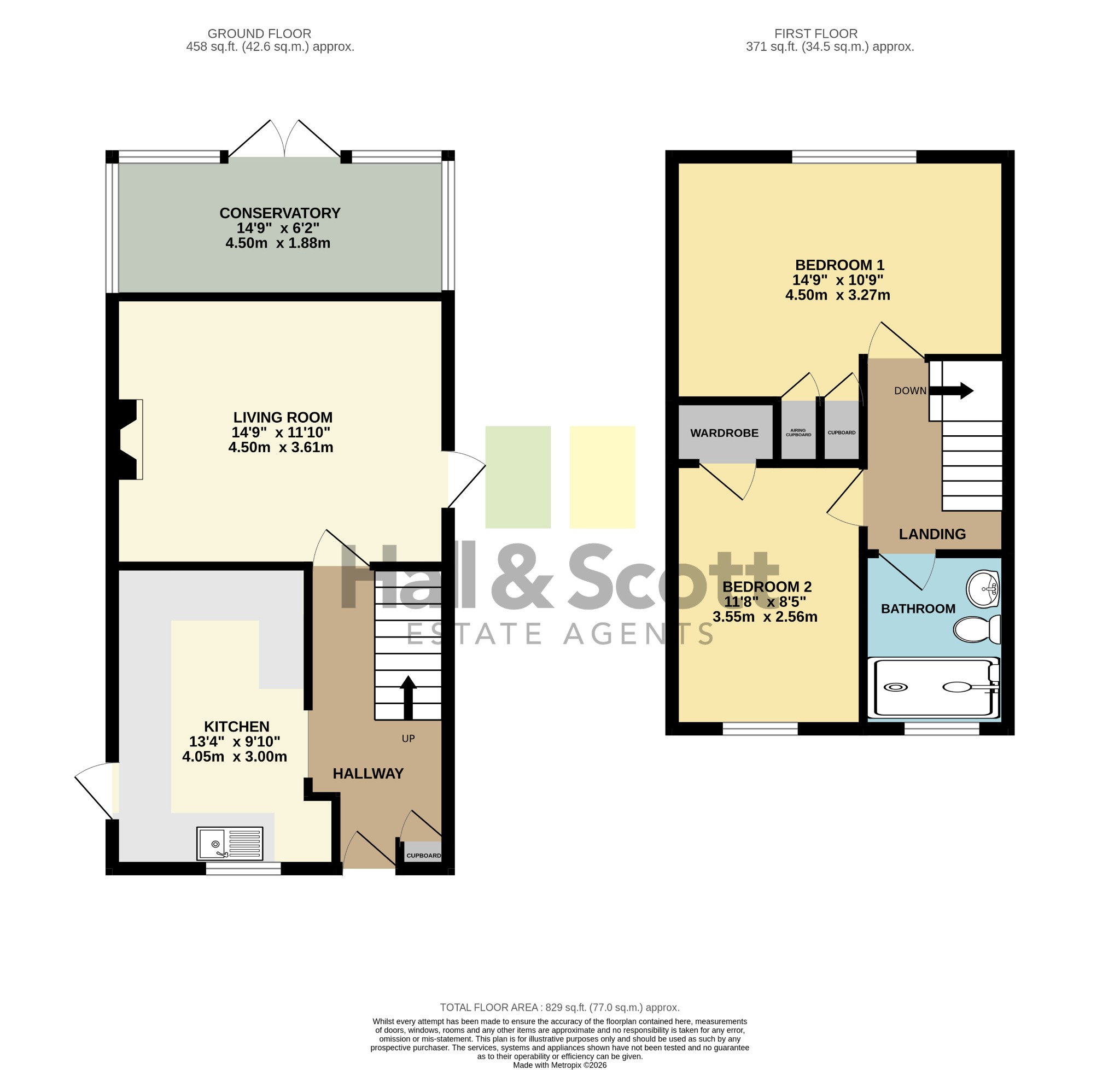 6 Sunnyhill, Ottery St Mary floorplan