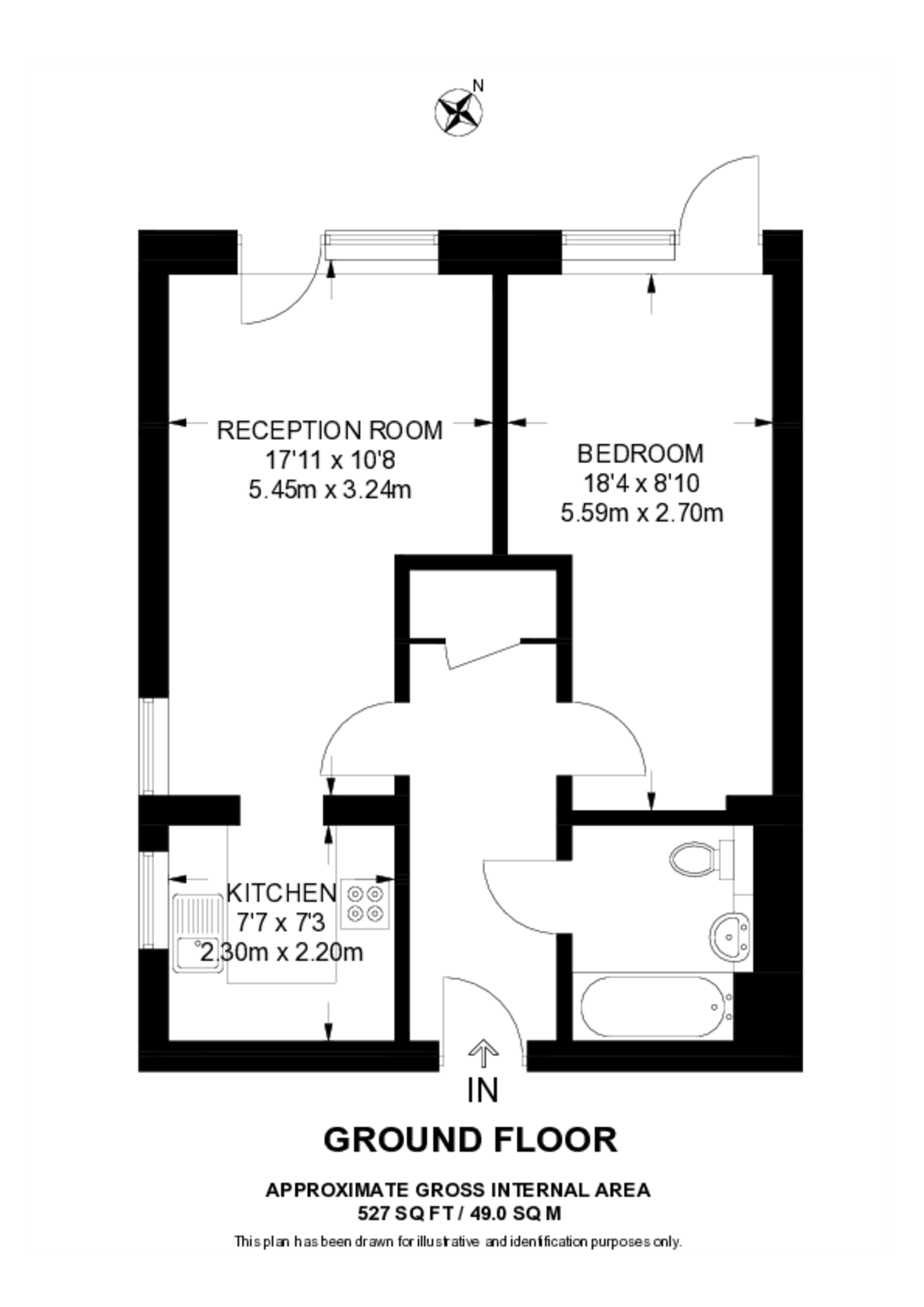 Tideslea Tower, Thamesmead floorplan