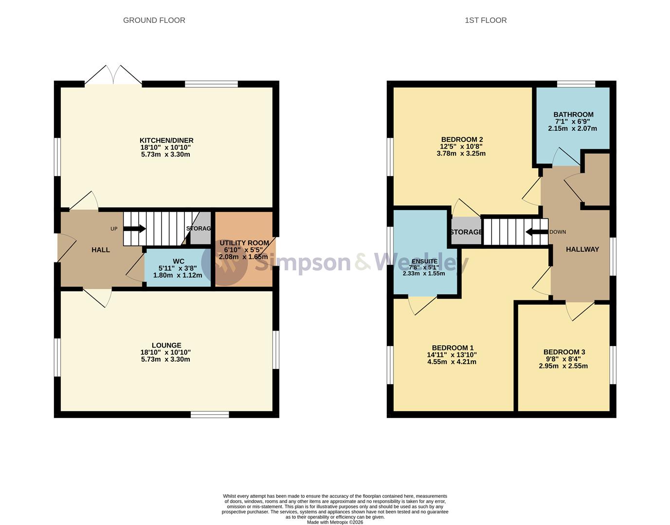 22, Fitzhugh Rise, Wellingborough floorplan